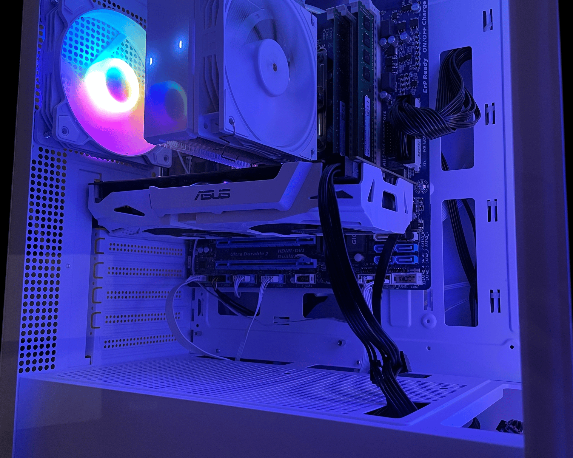 White Custom Desktop Gaming PC - Intel Core i5 CPU - Nvidia GTX 1060 - Wifi & Bluetooth - Game Ready