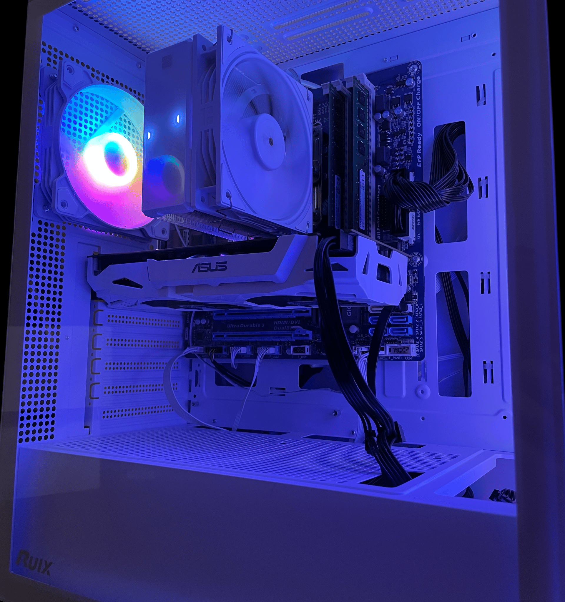 White Custom Desktop Gaming PC - Intel Core i5 CPU - Nvidia GTX 1060 - Wifi & Bluetooth - Game Ready