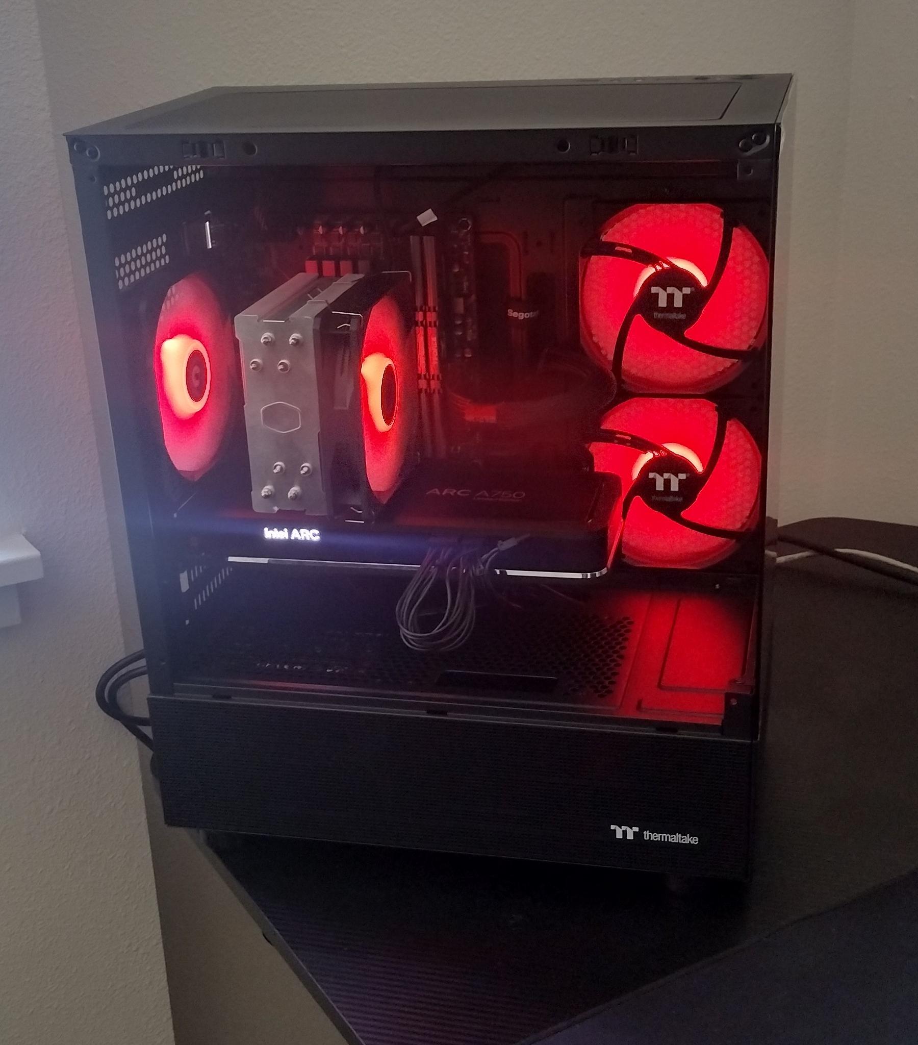 Budget Gaming PC, Limited Edition INTEL ARC A750, Intel i5 12400F, 16 GB RAM, 1 TB, Wifi, Bluetooth