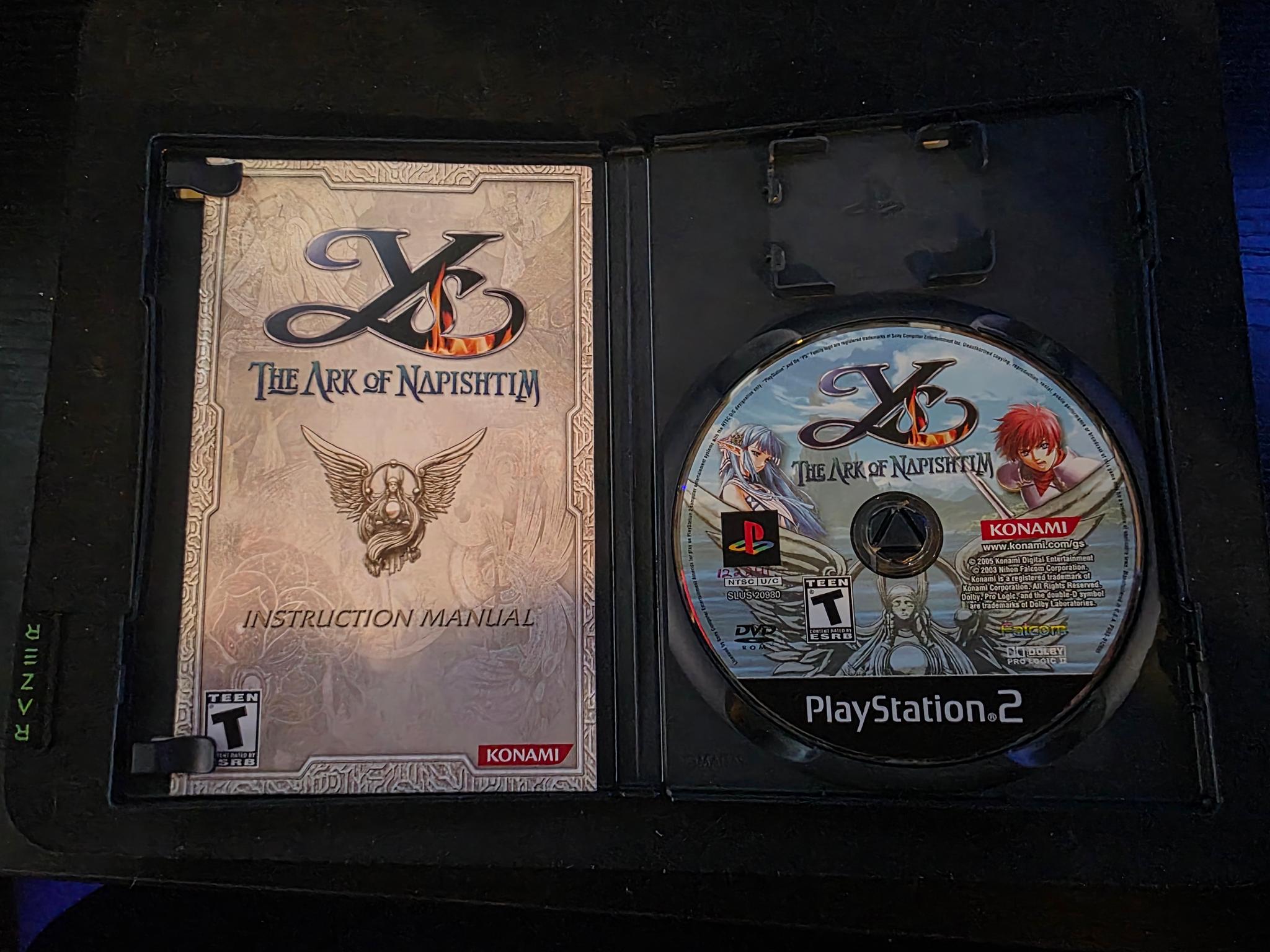 YS: The Ark of Napishtim Sony PlayStation 2