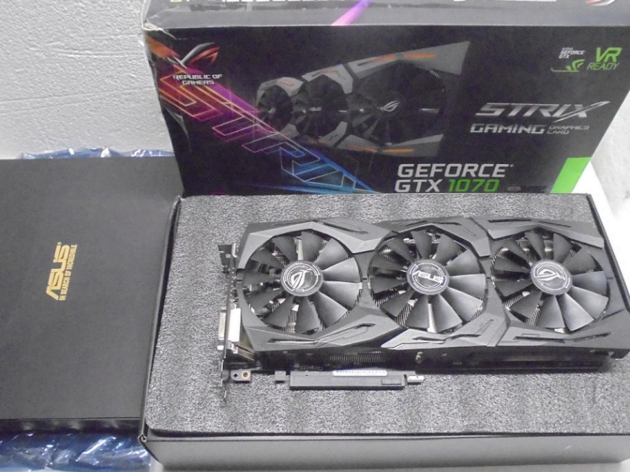 ASUS ROG STRIX-GTX1070-O8G-GAMING/CLEAN/TESTED/PERFECT/CONDITION