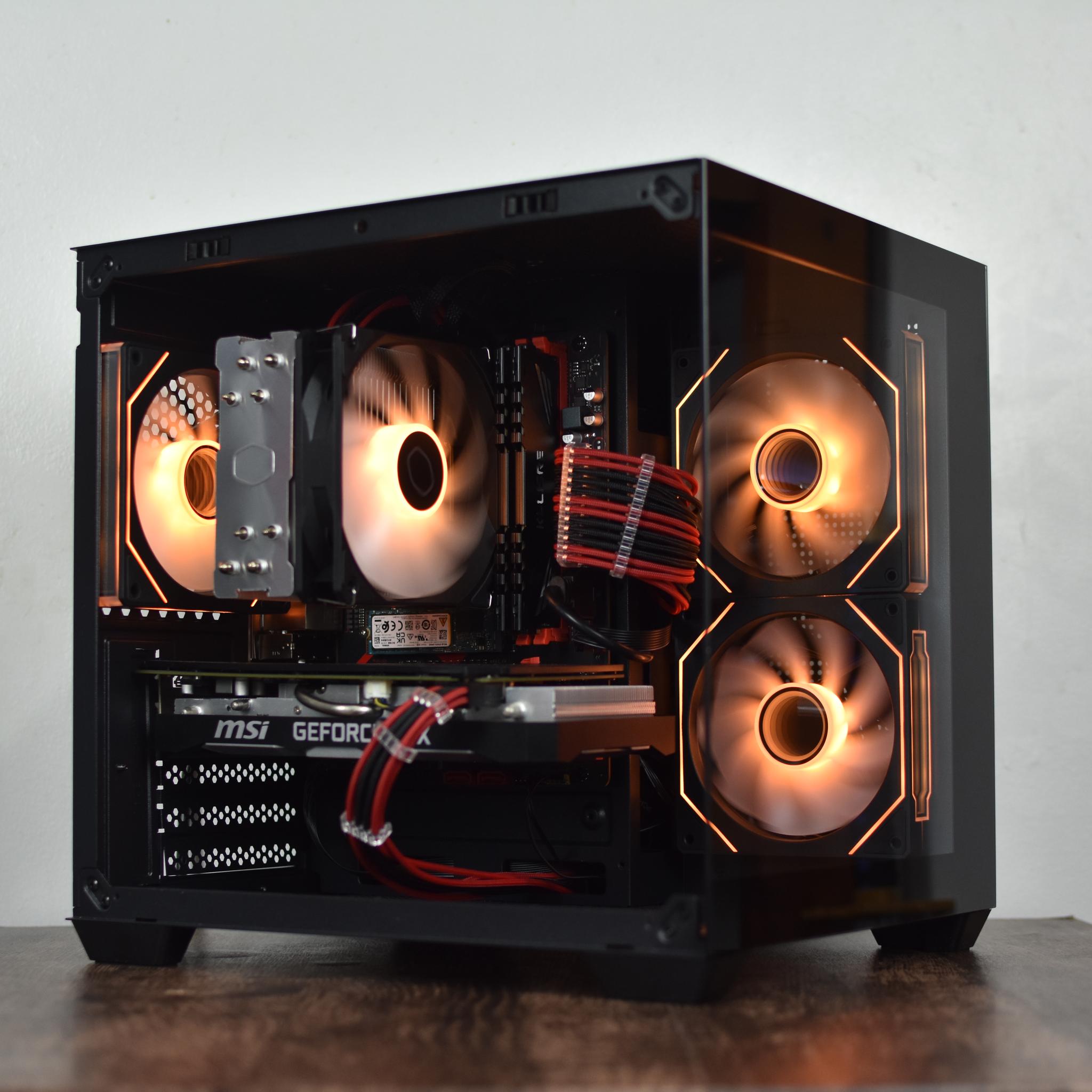 🖤Black & Red❤️ Budget Gaming PC (Ryzen 5 3600 + RTX 2060 Super + 16gb of ram)