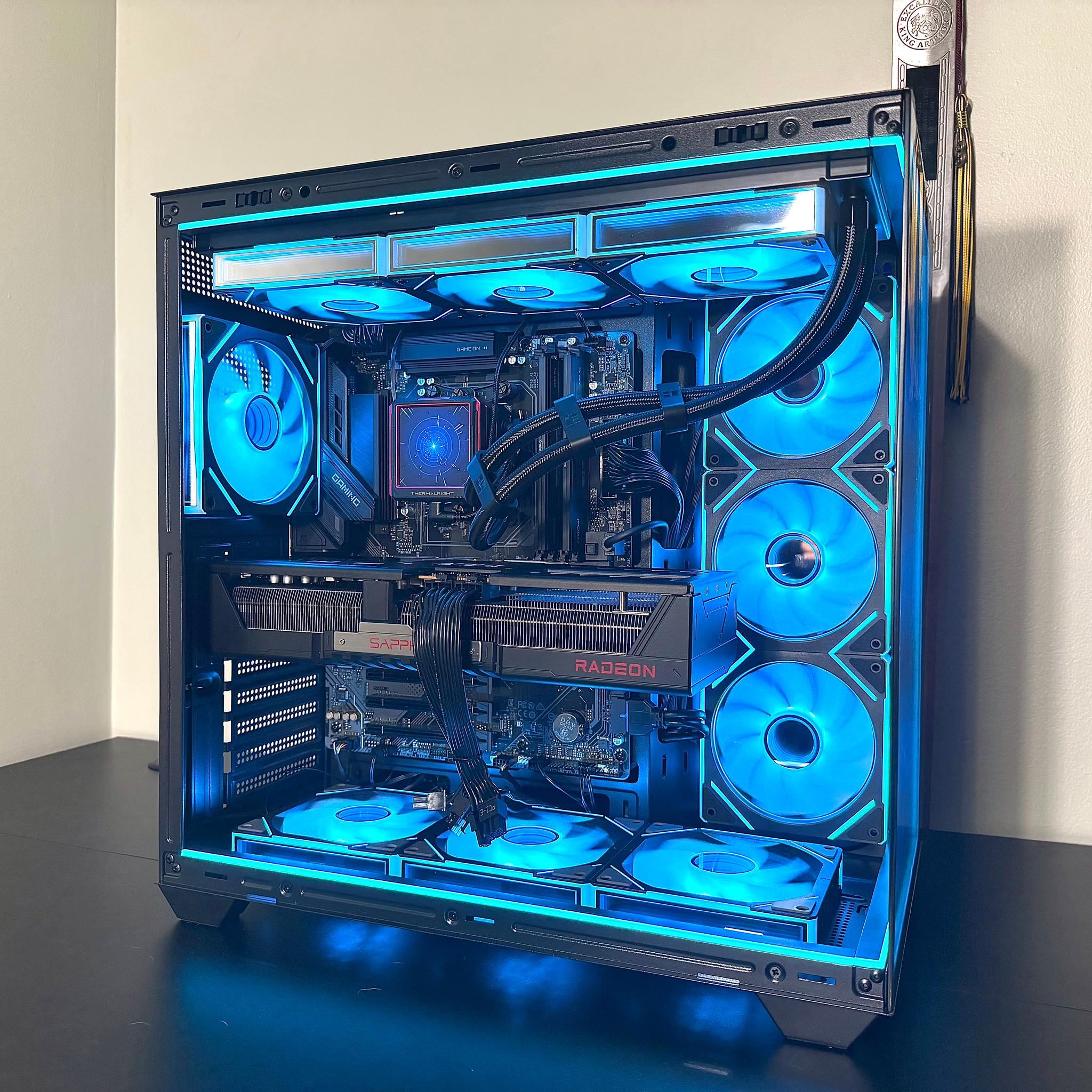 Insane 7800X3D | 9070XT | 48GB DDR5 | 2TB M.2 | LCD Screen AIO Cooler Gaming PC