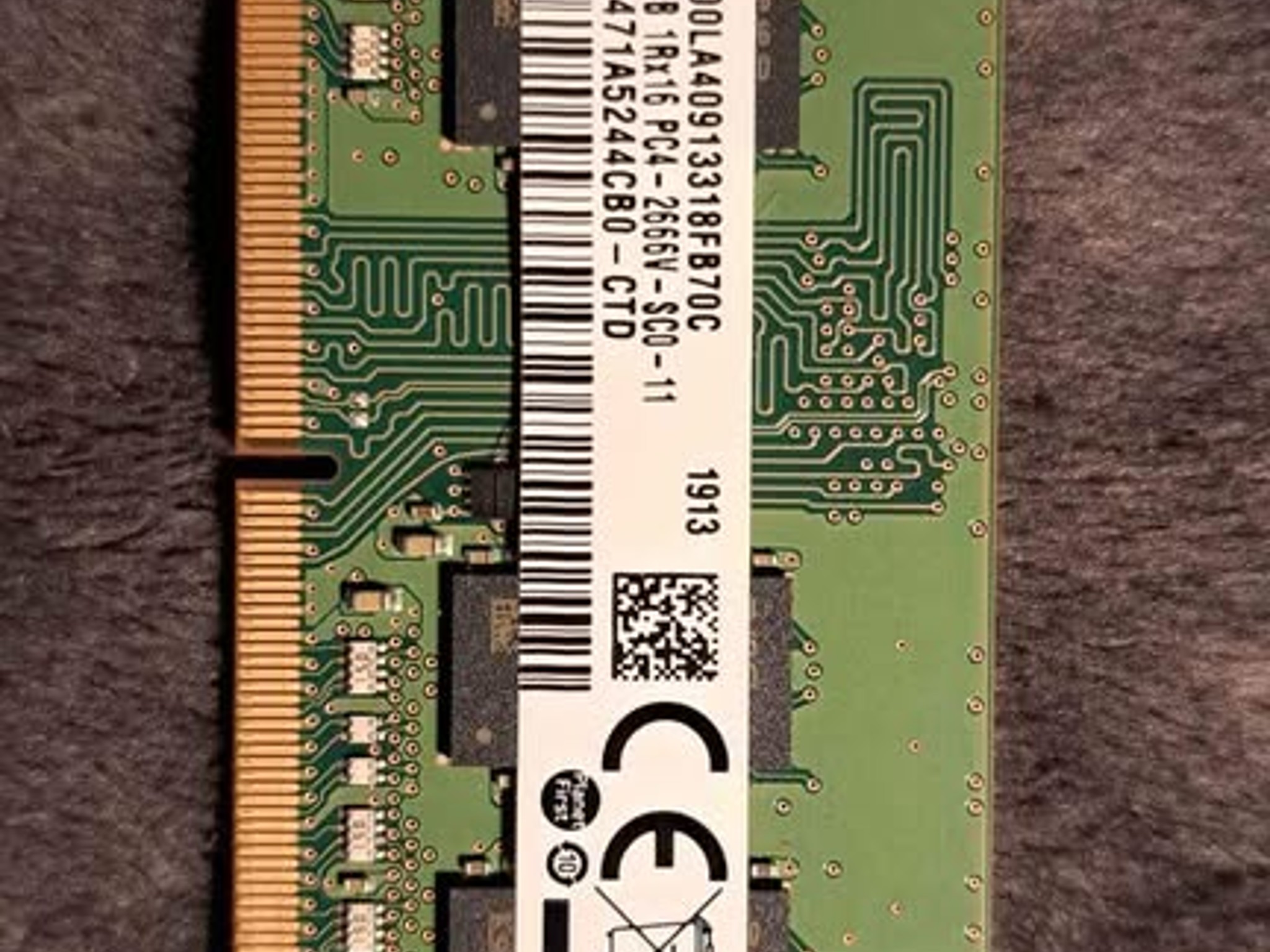 PC4-2666 Samsung 4GB Laptop Ram