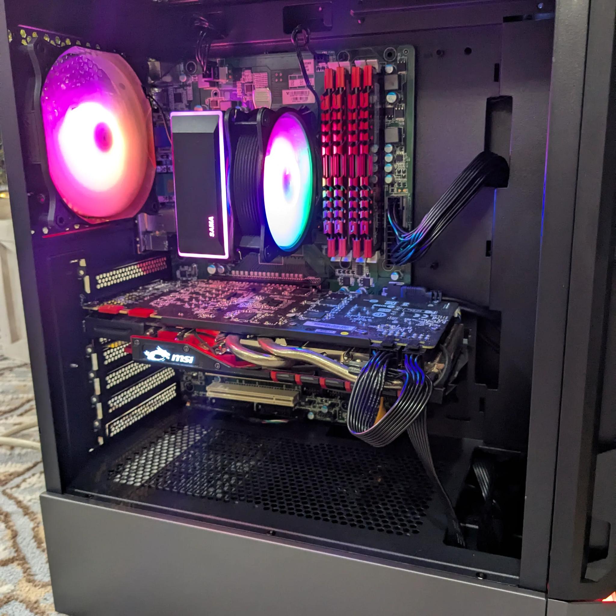 120 FPS Fortnite | 180 Day Warranty | i5-4670, 16GB RAM, 512GB SSD, GTX 970 4GB, RGB, Win10, Wifi