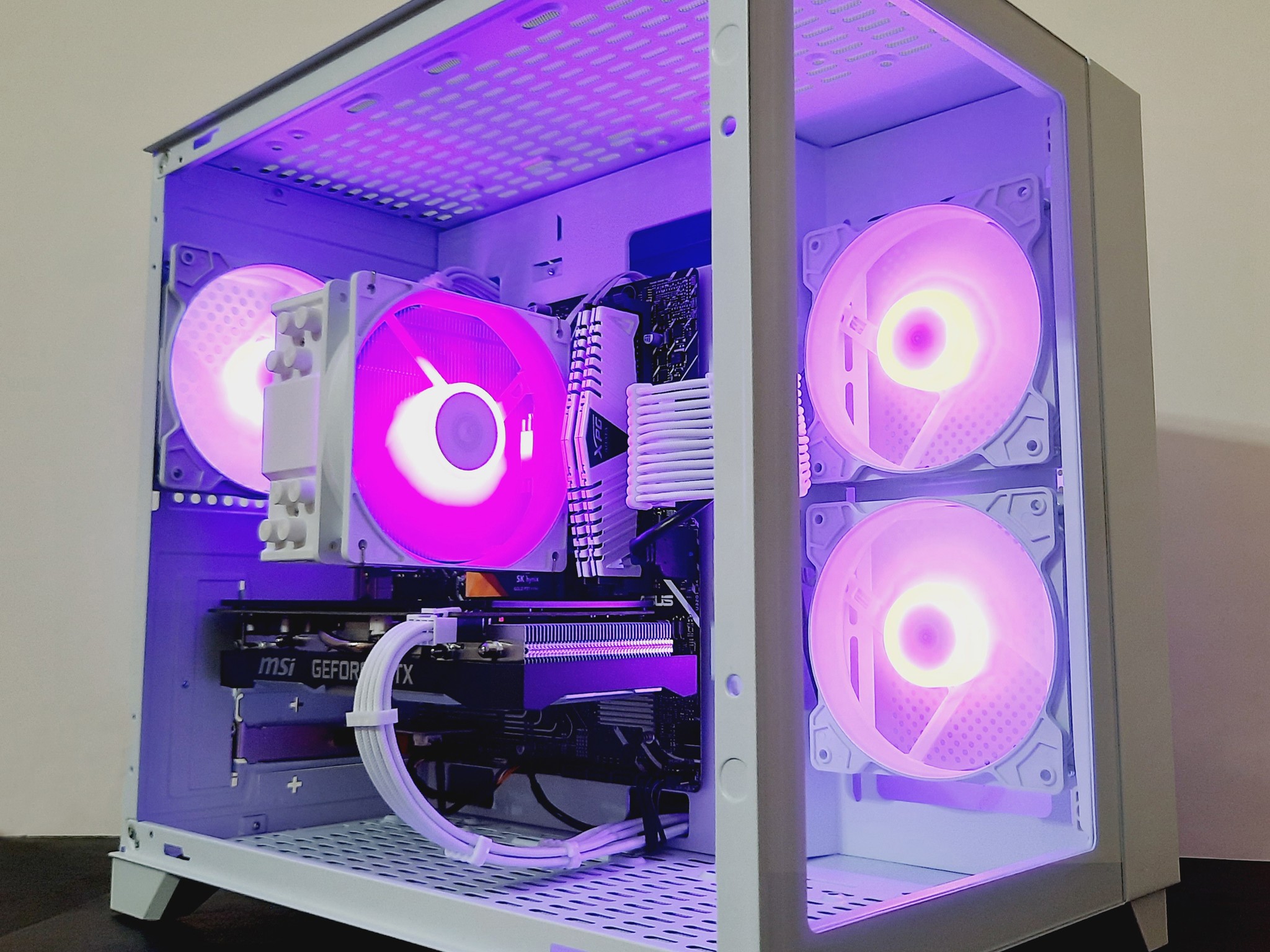 ❄️White Gaming PC w RGB - i3 12gen ● 16GB RAM ● 1TB SSD - RTX 2060 Super 8GB ● Best value for 1080p