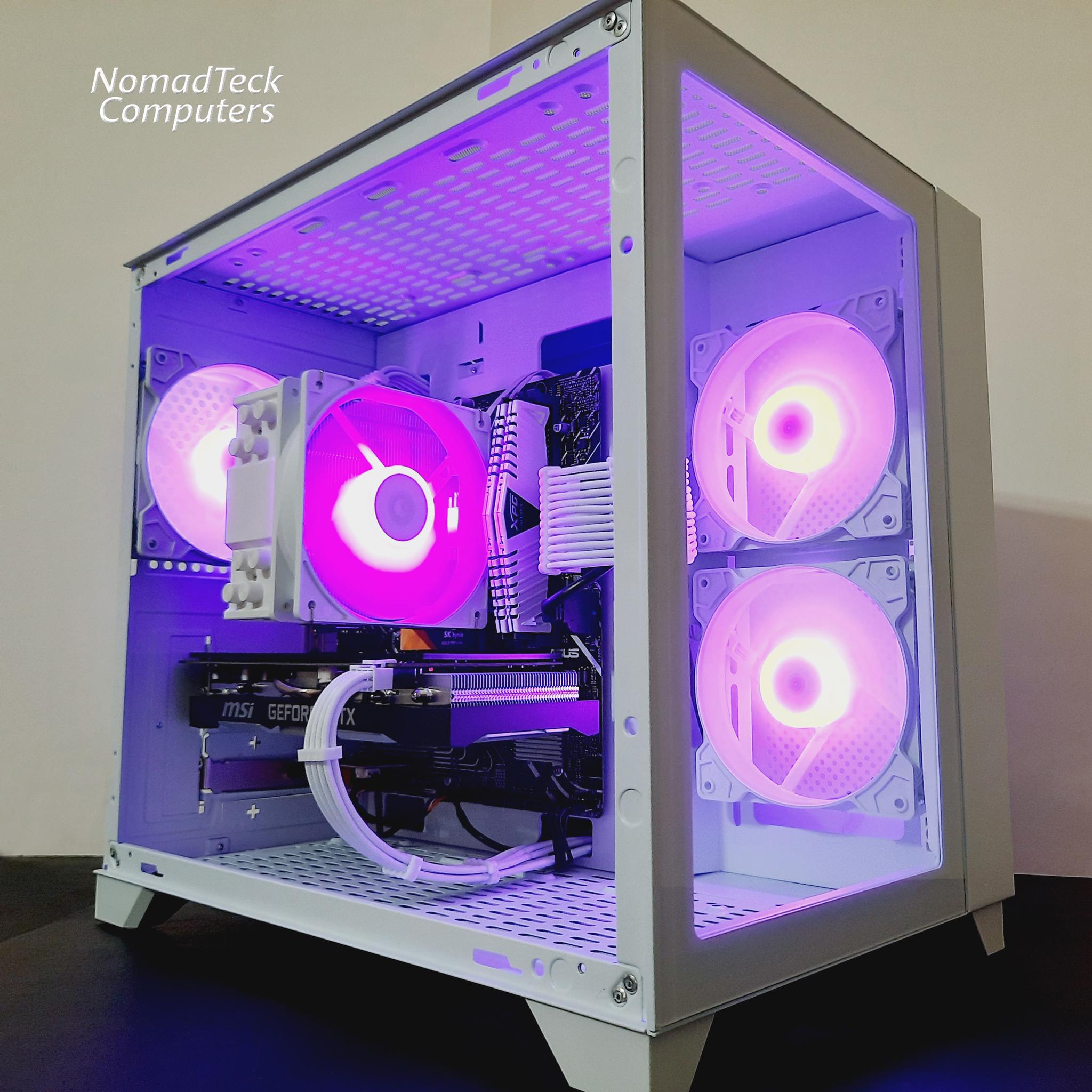 ❄️White Gaming PC w RGB - i3 12gen ● 16GB RAM ● 1TB SSD - RTX 2060 Super 8GB ● Best value for 1080p