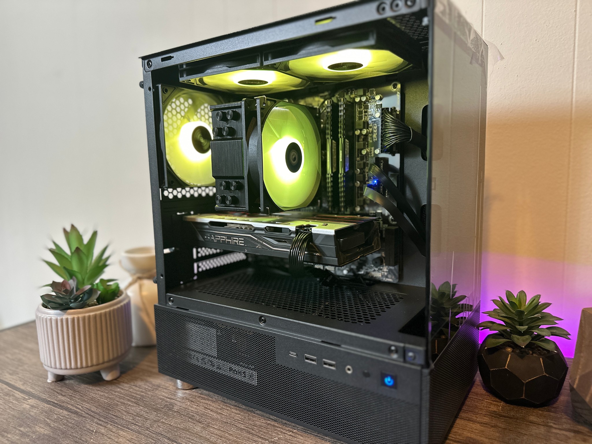 🤖Gaming PC! Intel i5 7600, RX580 8GB, 16gb DDR4, 512GB SSD! FULL ARGB!