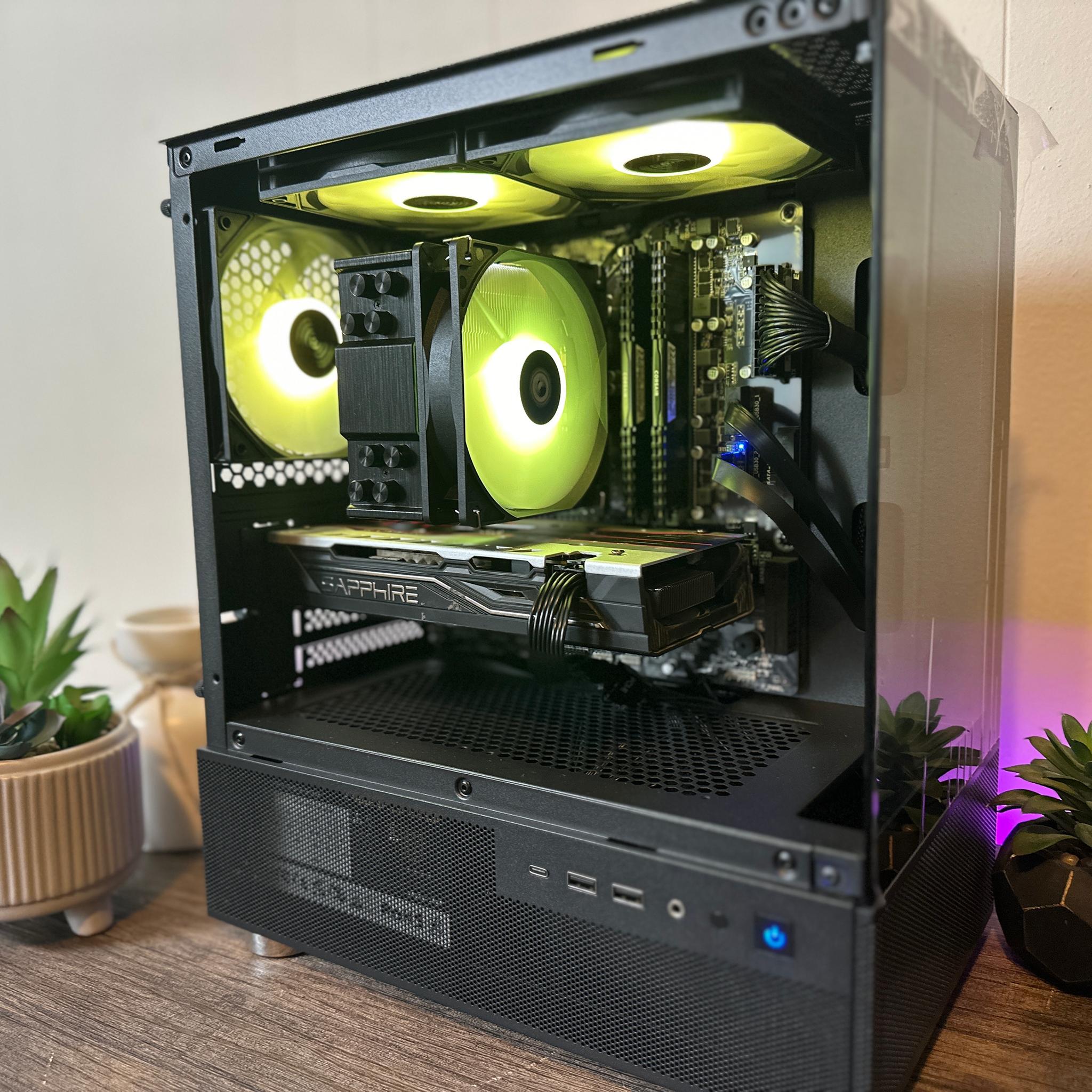 🤖Gaming PC! Intel i5 7600, RX580 8GB, 16gb DDR4, 512GB SSD! FULL ARGB!