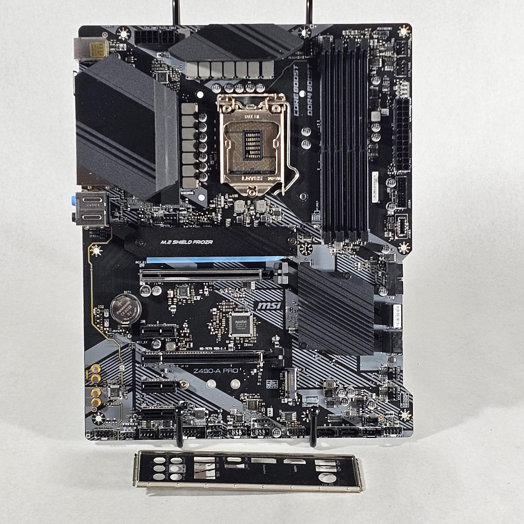 MSI Z490-A PRO LGA1200 DDR4 ATX Motherboard