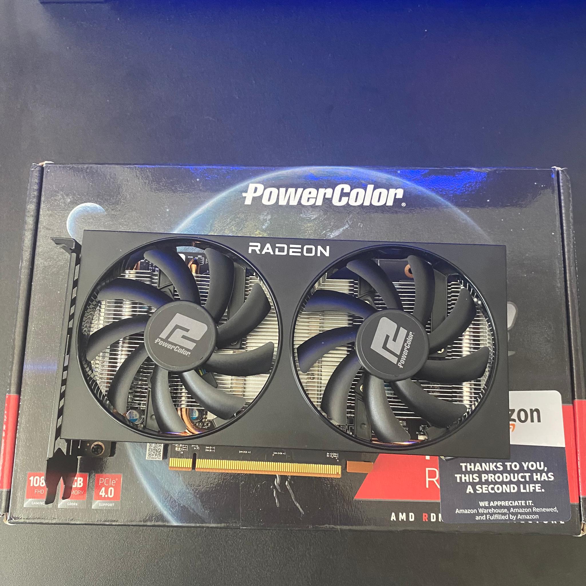 PowerColor Radeon RX 6600 Graphics Card 8GB GDDR6