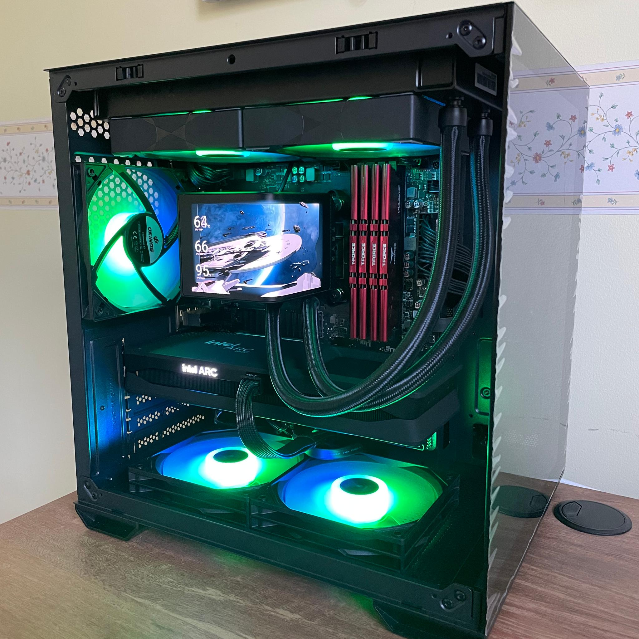 Custom Gaming PC | Ryzen 7 5800xt | and Arc B580 | 32GB DDR4 3600 CL 18