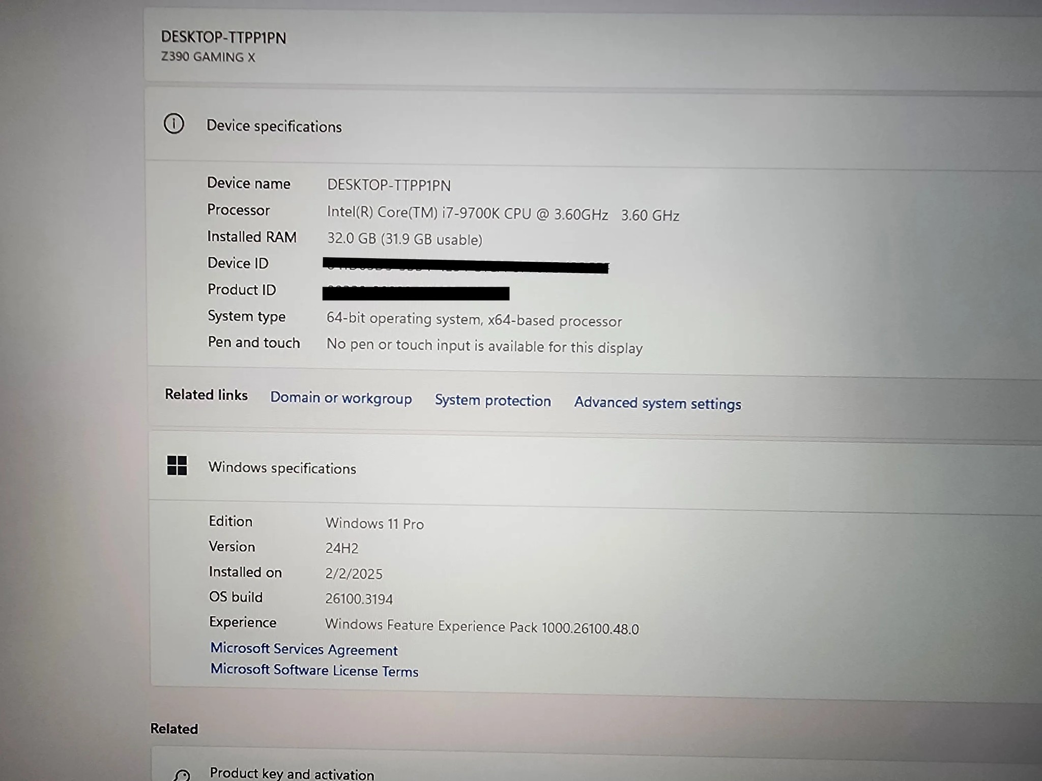 Sapphire RX 5700 XT I7 9700K 1000watt PSU 32GB DDR4 NOS Build
