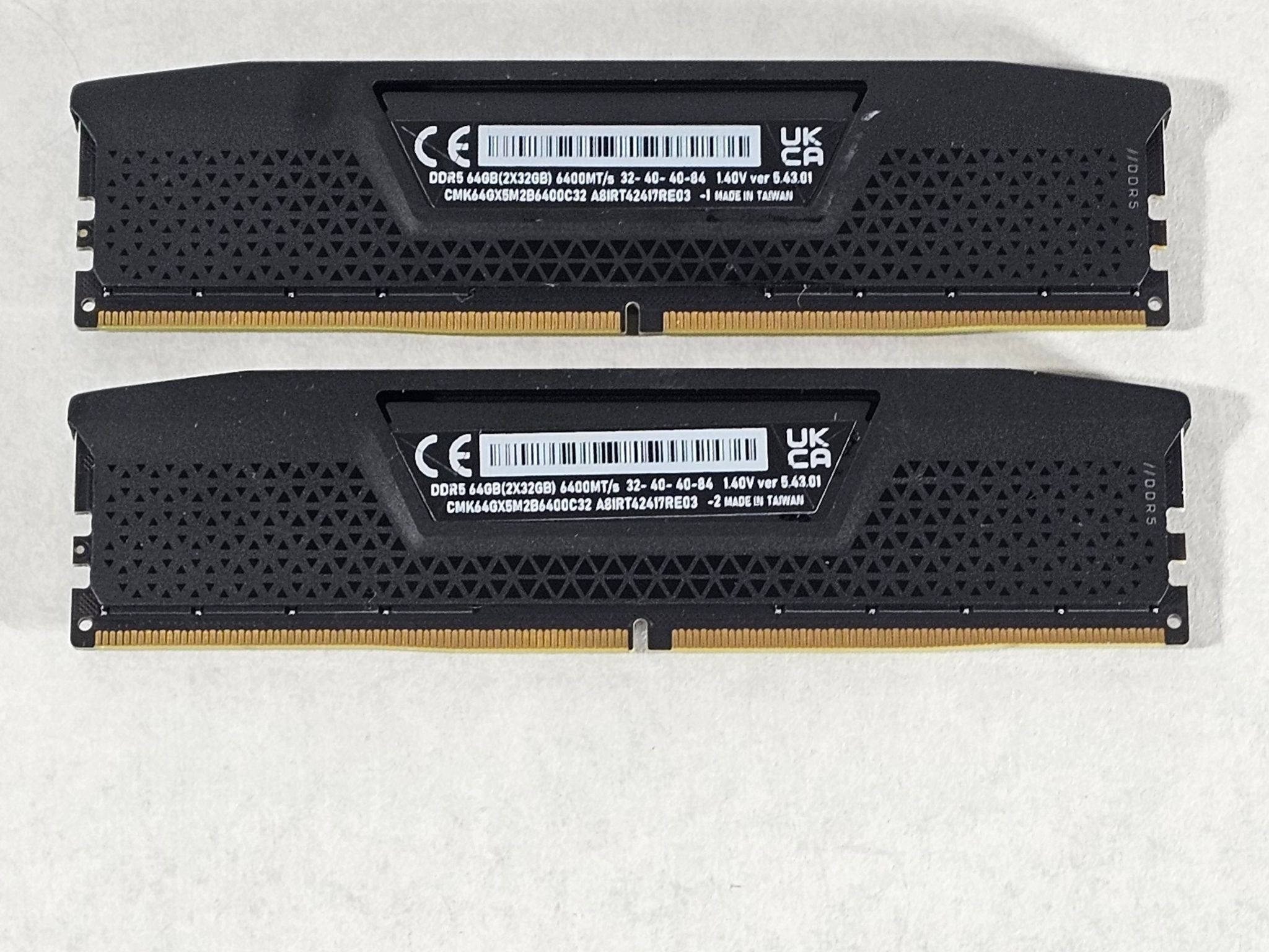 64GB DDR5 (2x32GB) 6400MT/s Corsair Vengeance