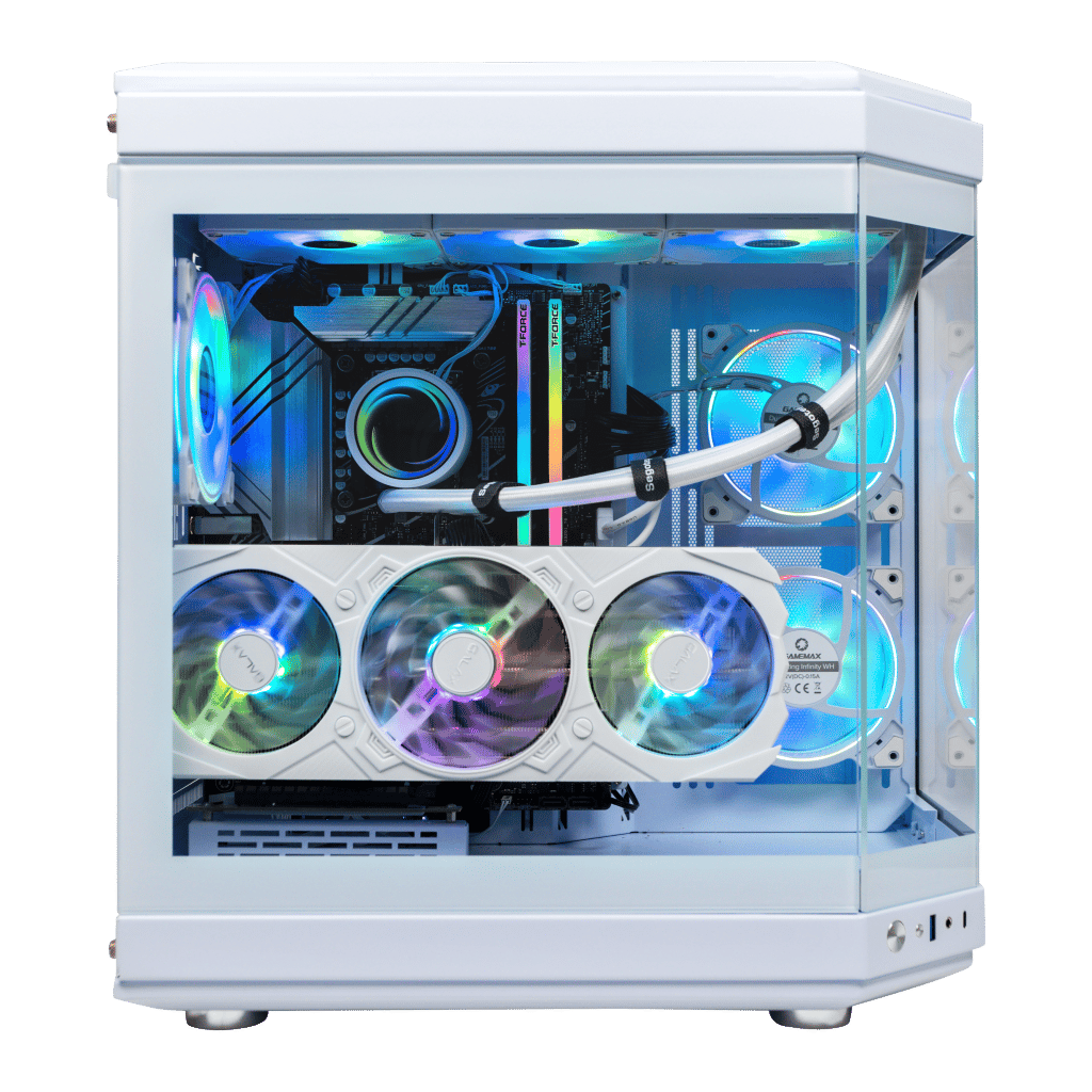 The Kraken Special White i9-13900KF 5.8GHz, RTX 4070 TI 12GB, 1TB, 32GB RGB DDR5, 850W PSU
