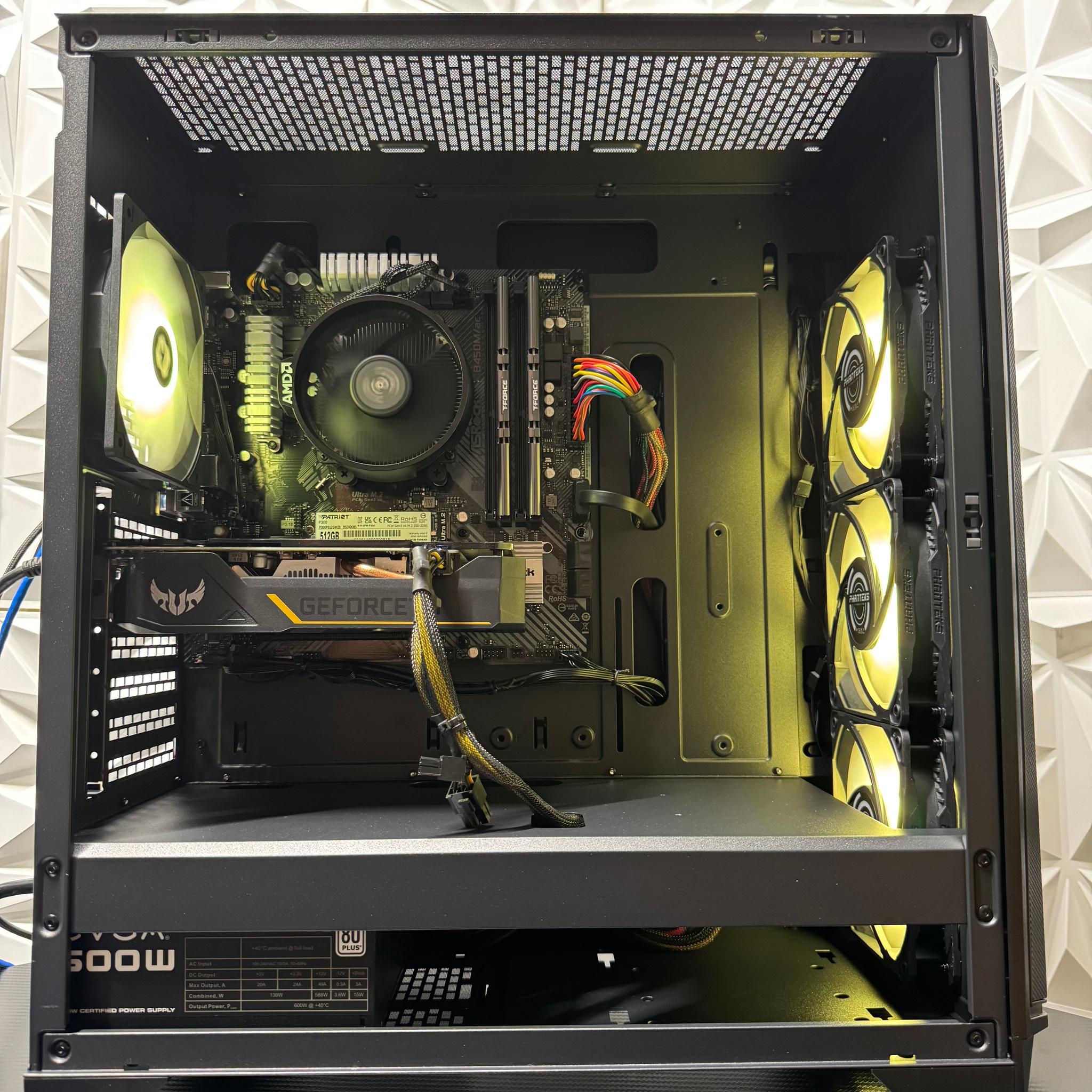 Gaming Pc / GTX 1660 Super / Ryzen 5 2600 / 16GB DDR4 Ram / 512GB SSD /