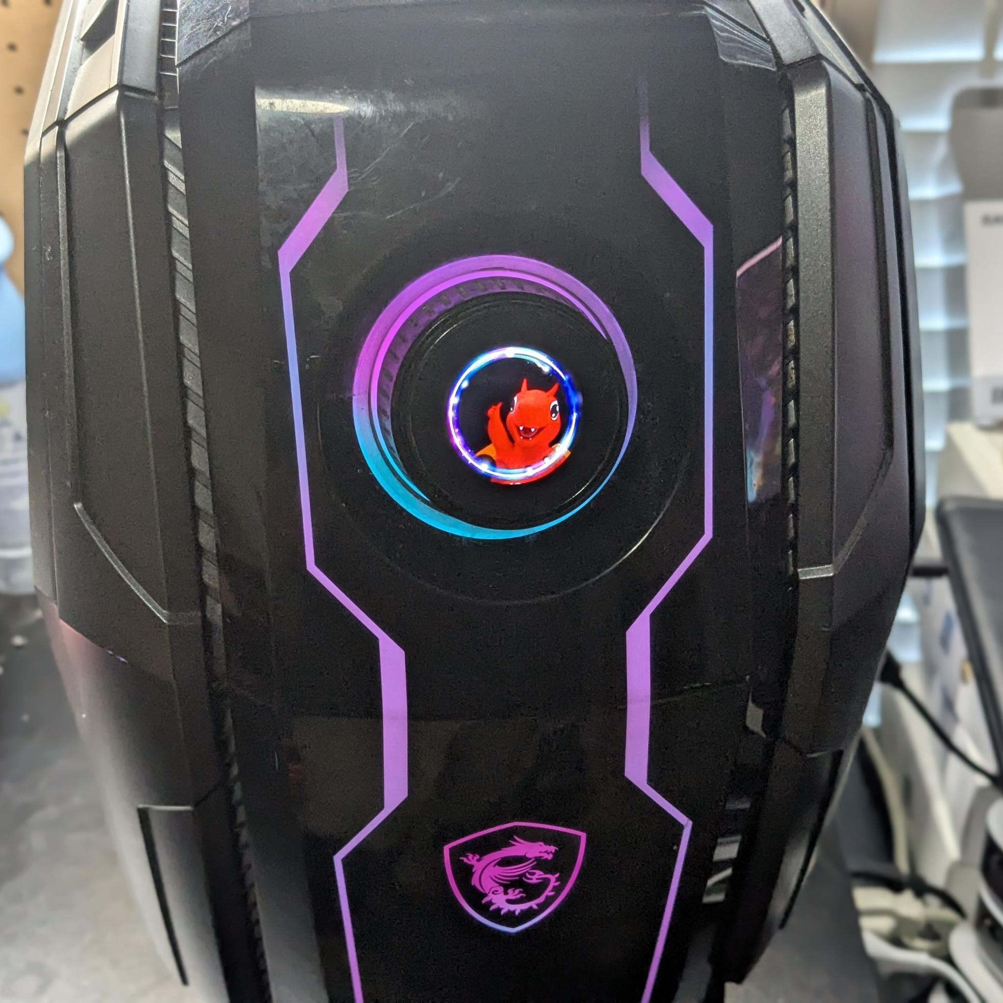 MSI MEG Aegis Ti5 Case and SFX Power Supply - Super Unique - Poor Condition