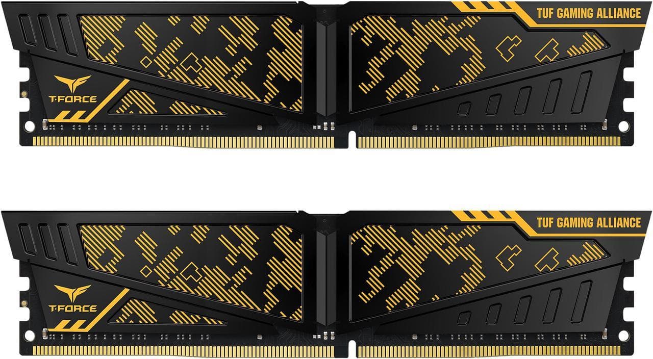 Team T-FORCE VULCAN TUF Gaming Alliance 16GB (2 x 8GB) 288-Pin PC RAM DDR4 3200