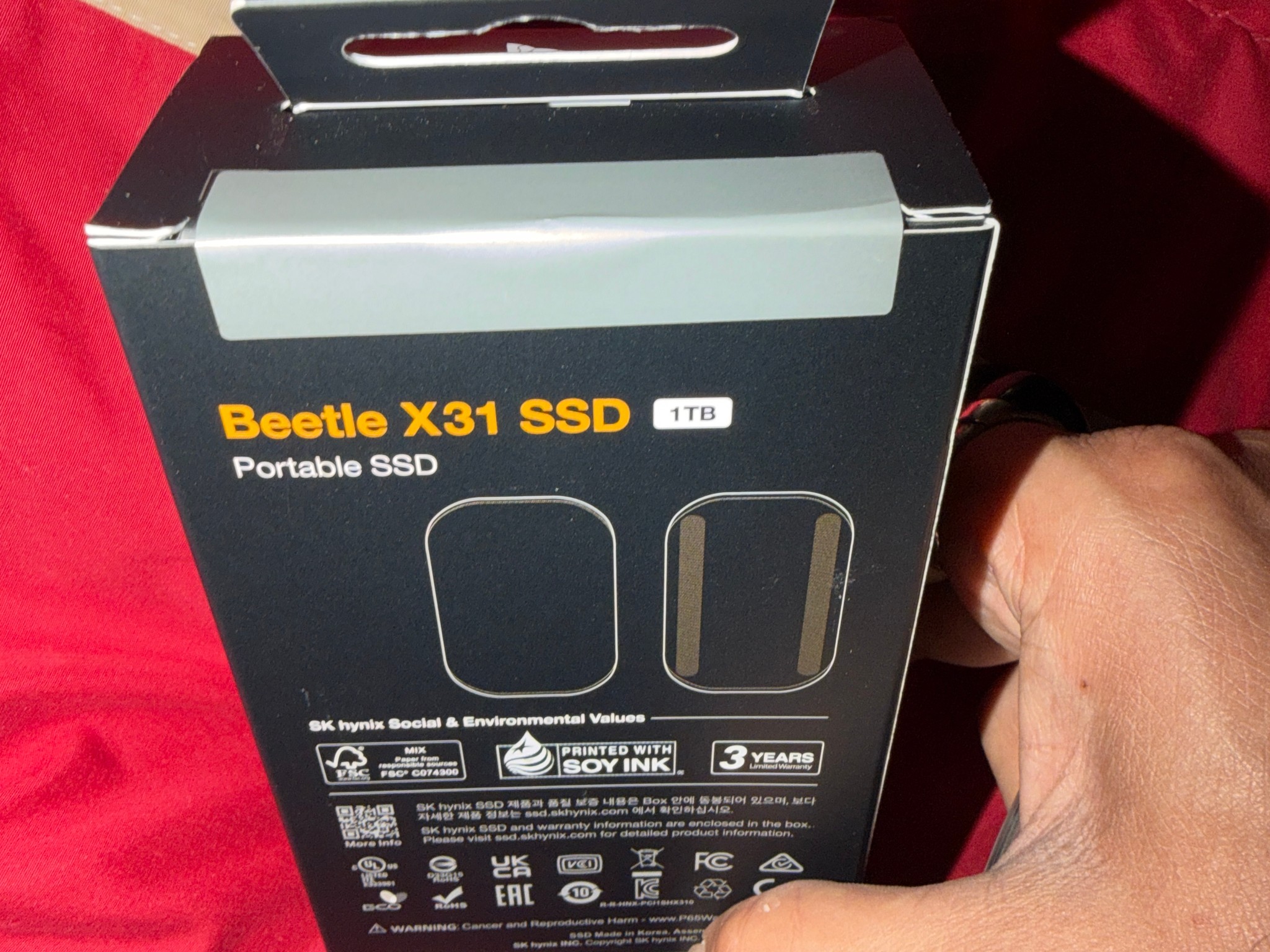 New SK Hynix Beetle X31 SSD Portable 1TB SSD