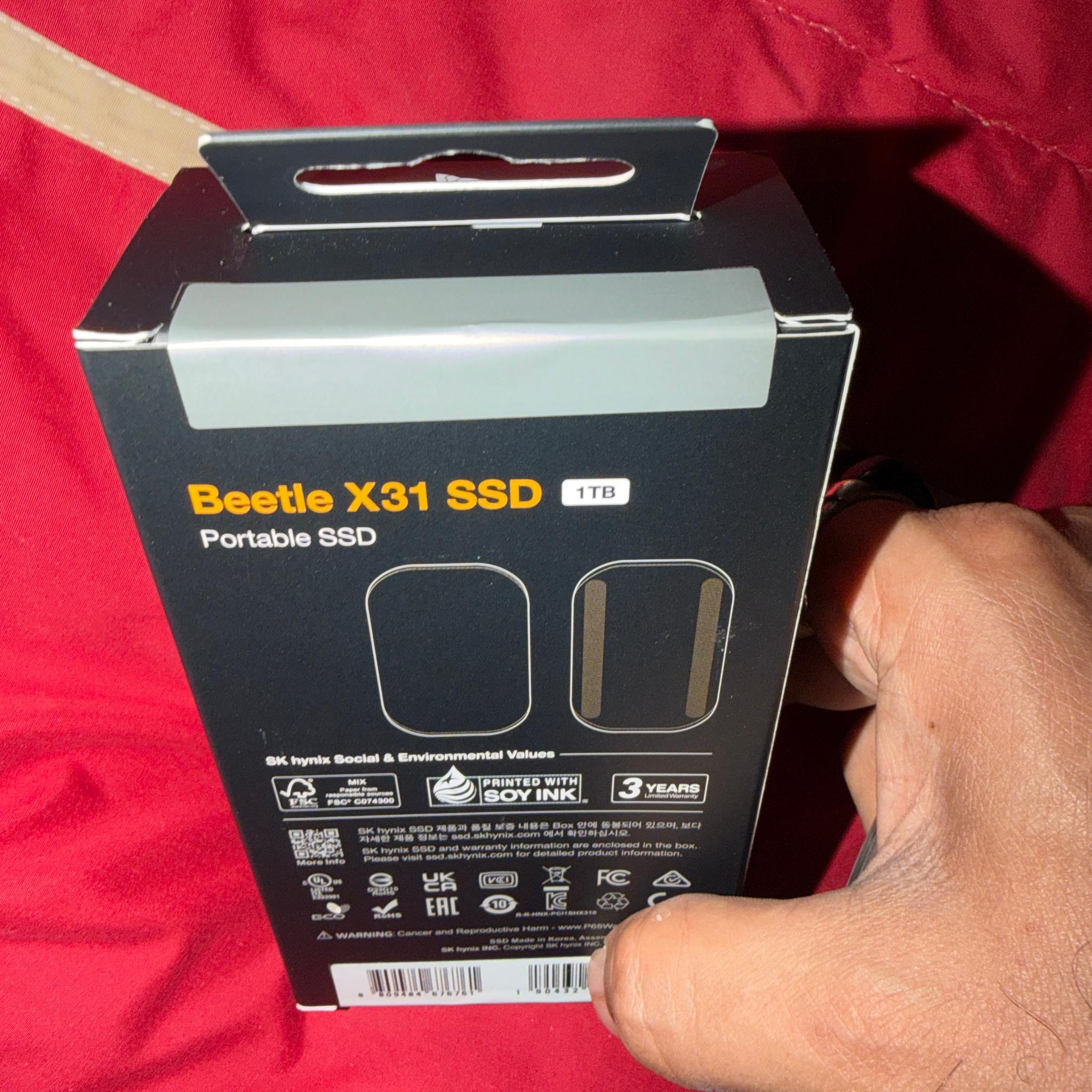 New SK Hynix Beetle X31 SSD Portable 1TB SSD