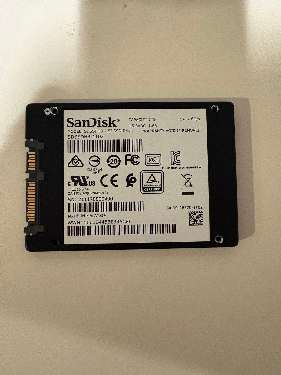 SanDisk Ultra 3D SSD 1TB SATA 6GB | Jawa