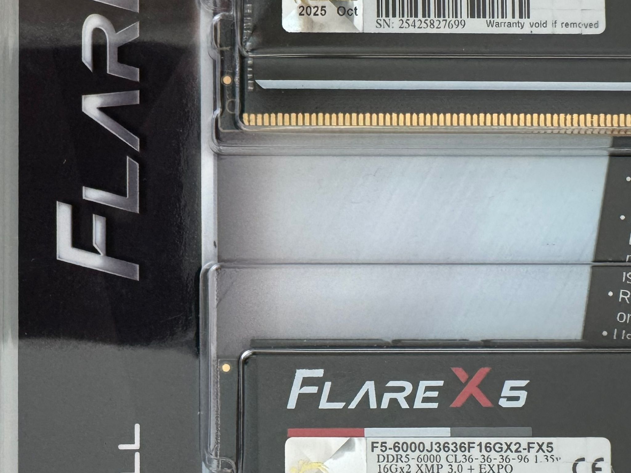 ASUS TUF GAMING B850-E WIFI AMD AM5 ATX Motherboard + G.Skill Flare X5 32GB (2x16GB) DDR5-6000 Combo