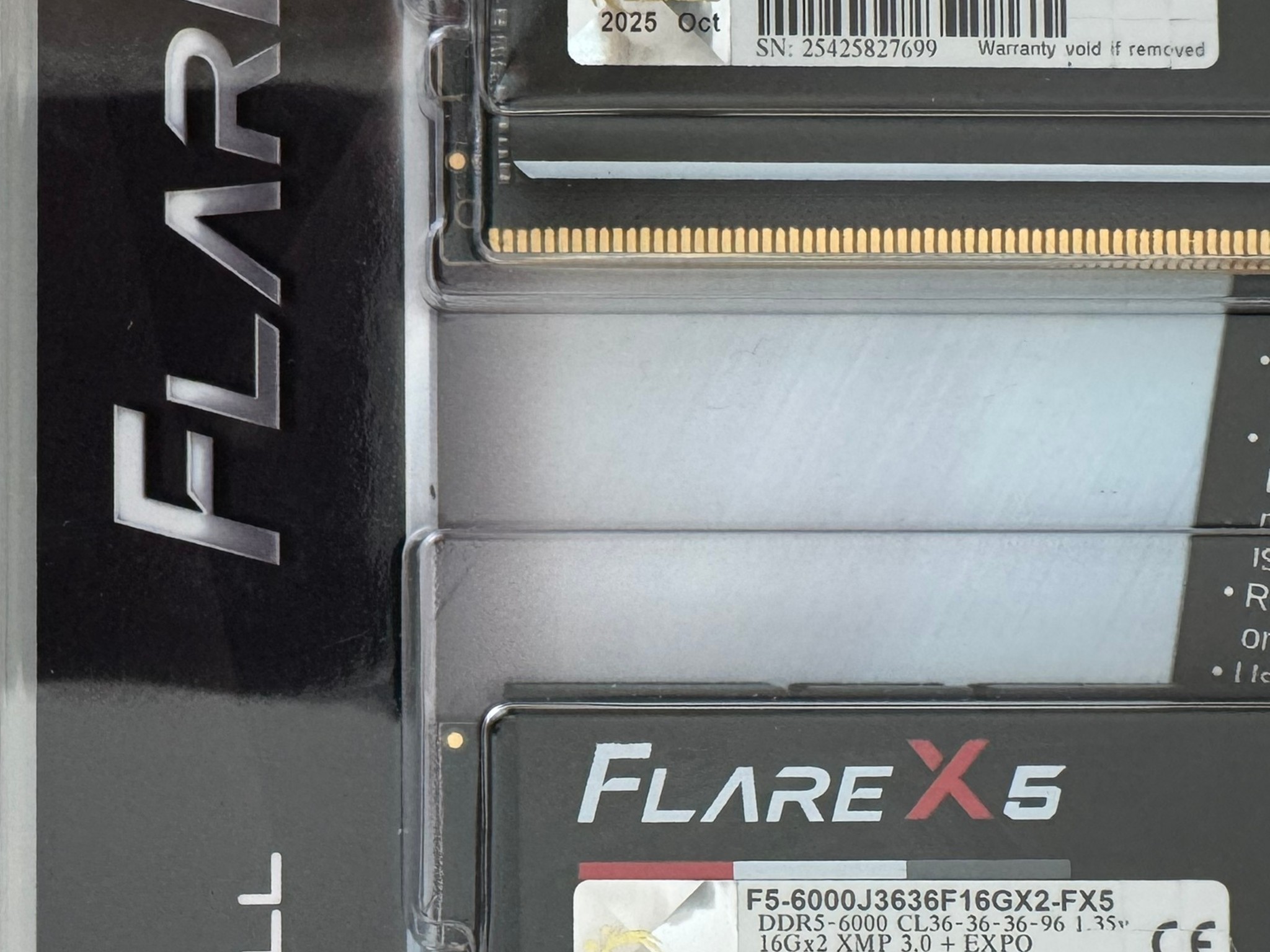 ASUS TUF GAMING B850-E WIFI AMD AM5 ATX Motherboard + G.Skill Flare X5 32GB (2x16GB) DDR5-6000 Combo