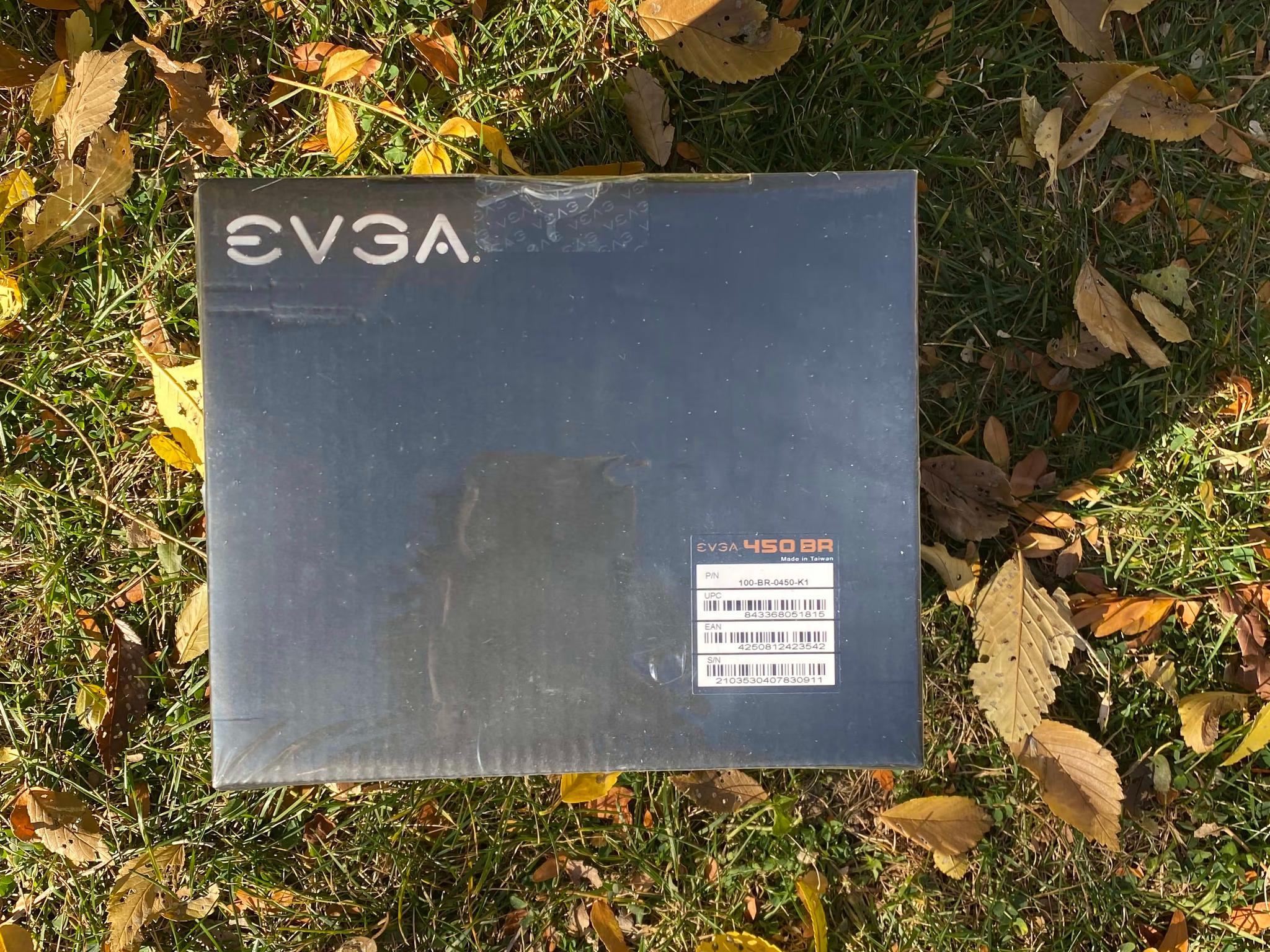 BNIB: EVGA 100-BR-0450-K1 450 BR, 80+ BRONZE 450W