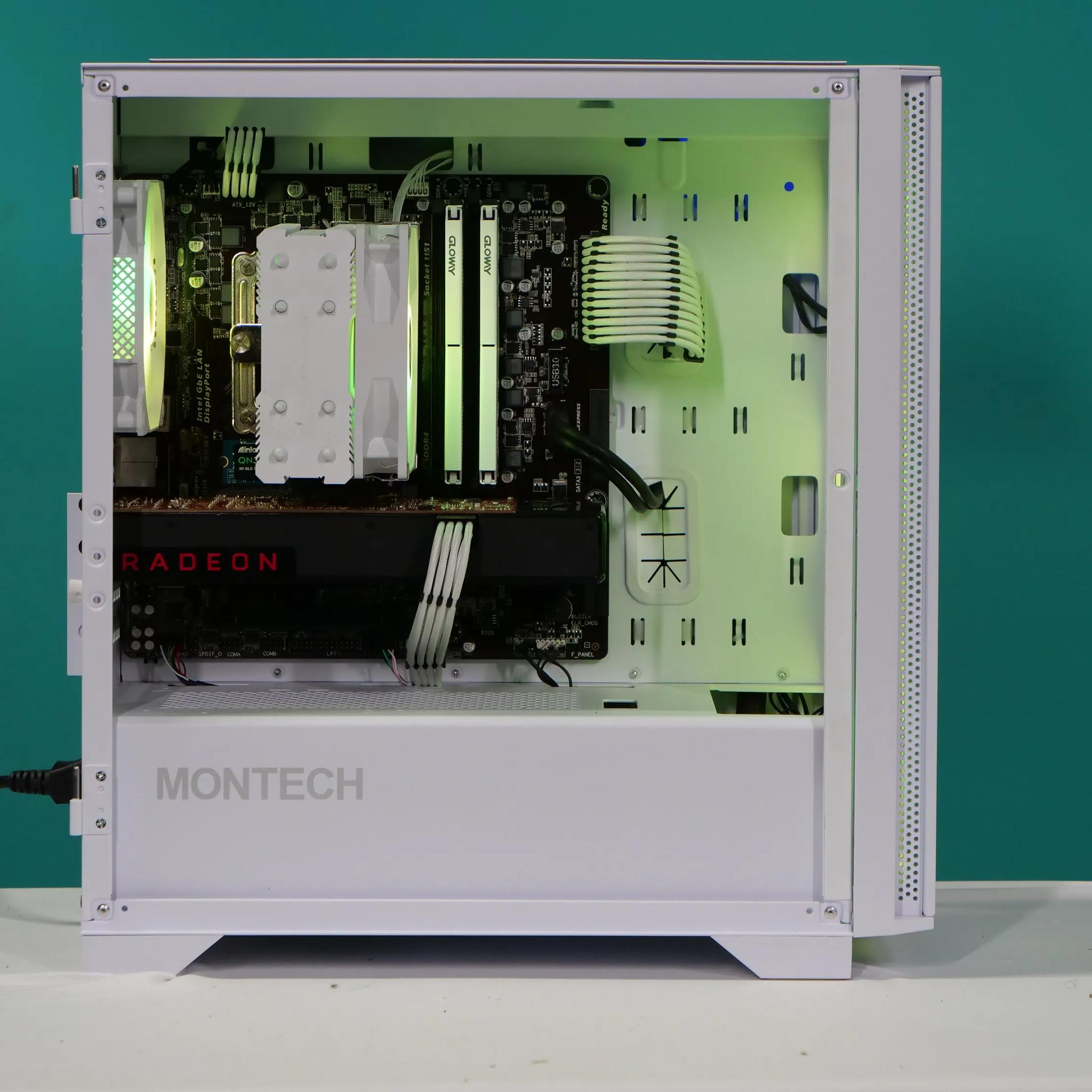 UCW Ready to Play Q170 "Thats about White" Build (i7-7700 + RX 580X 8gb + 16gb RAM)