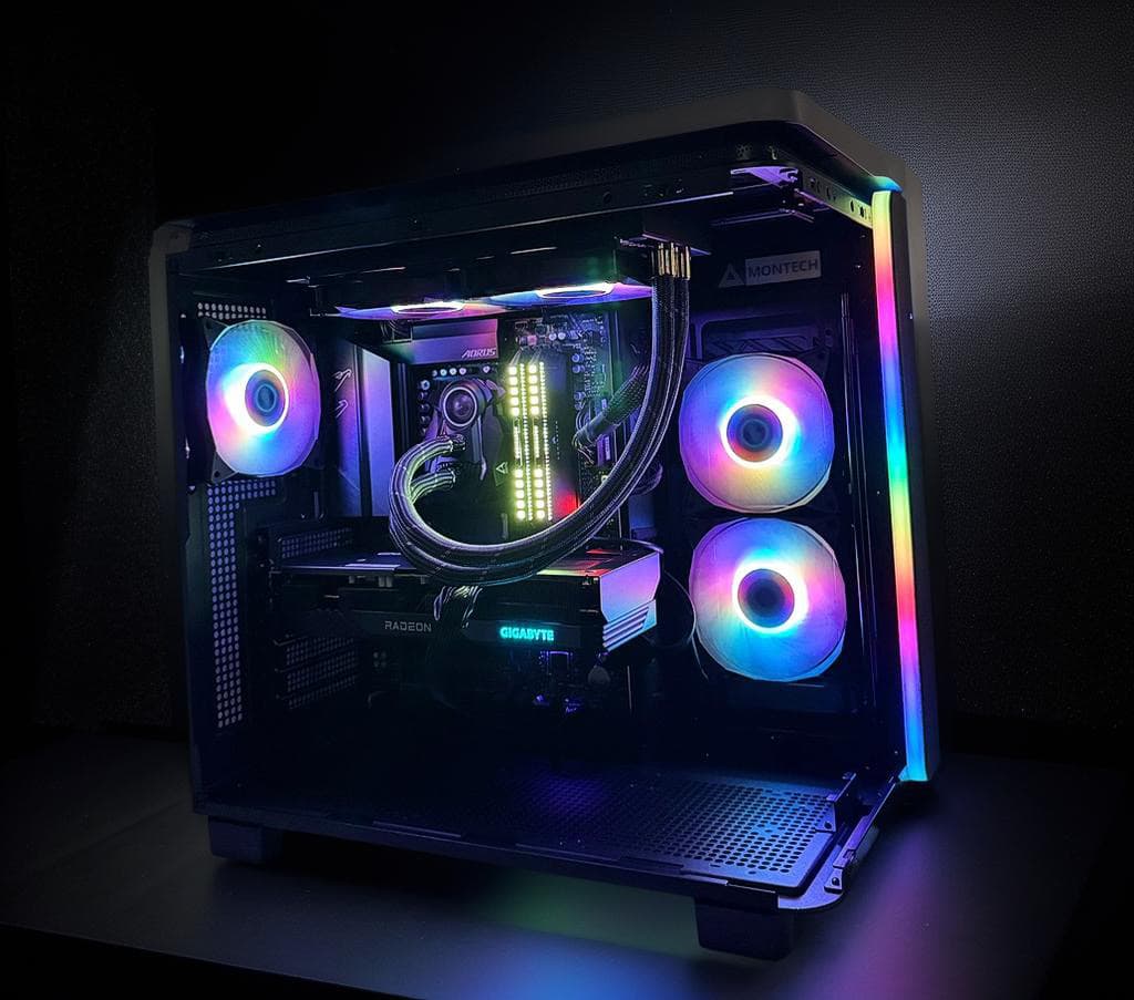 GLACIER🧊GAMER | RYZEN 9600X | RX 7600XT | 32GB DDR5 | 1TB SSD |WIFI-BT
