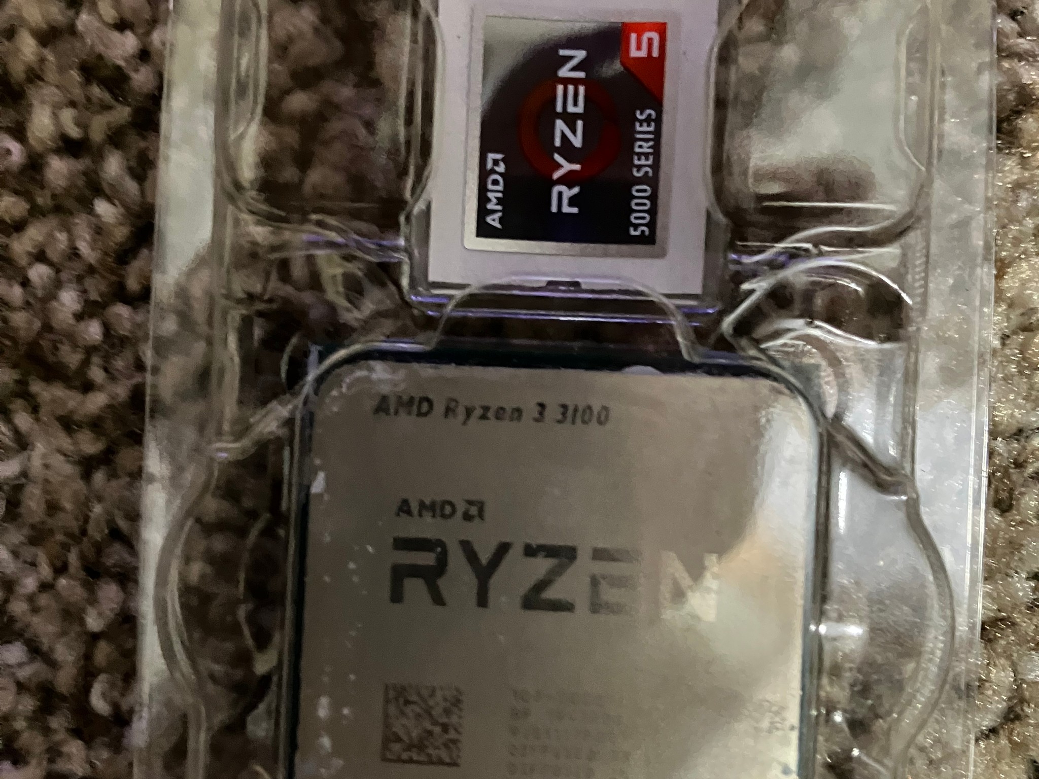 AMD Ryzen 3 3100 CPU and Cooler