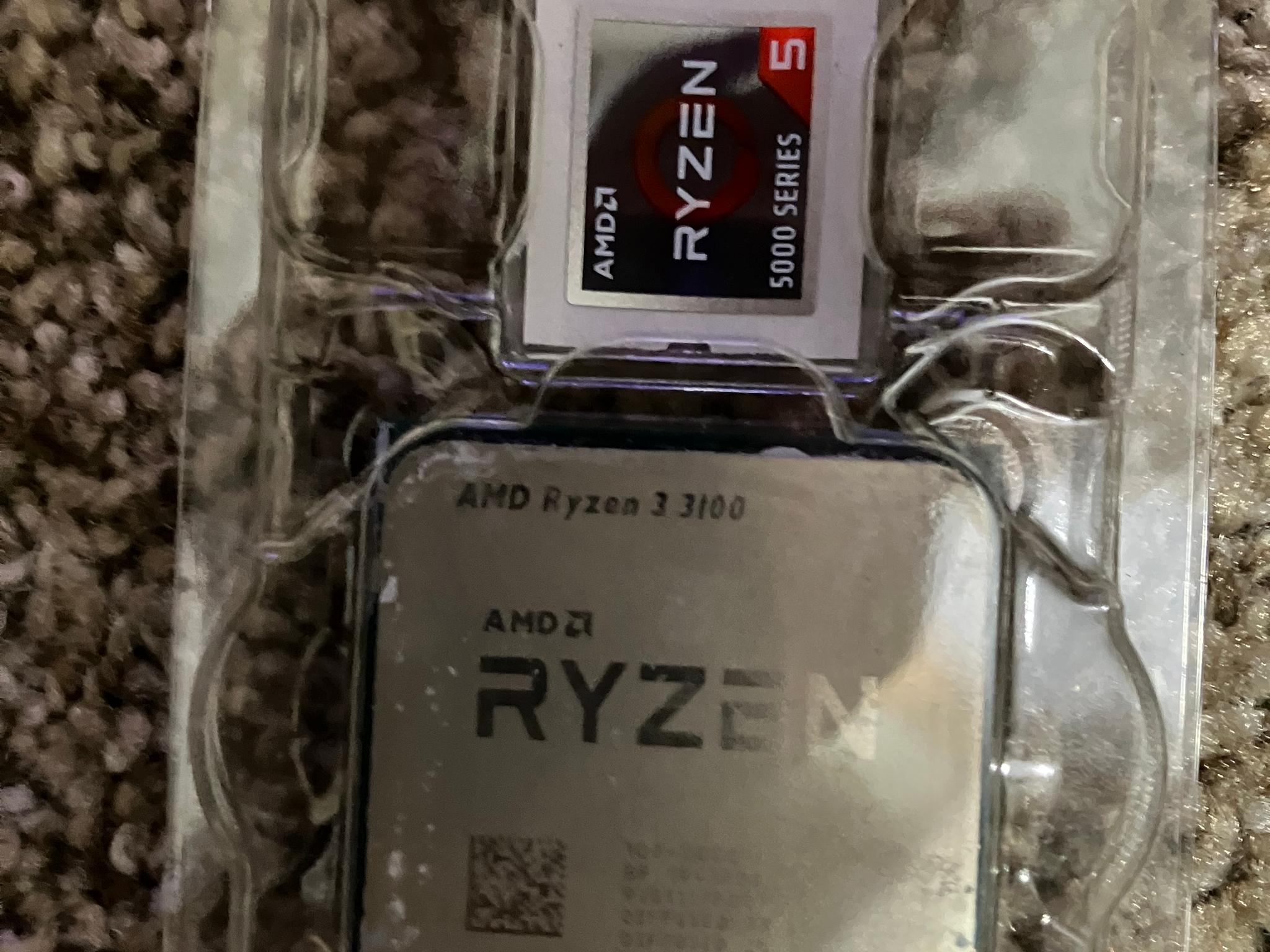 AMD Ryzen 3 3100 CPU and Cooler