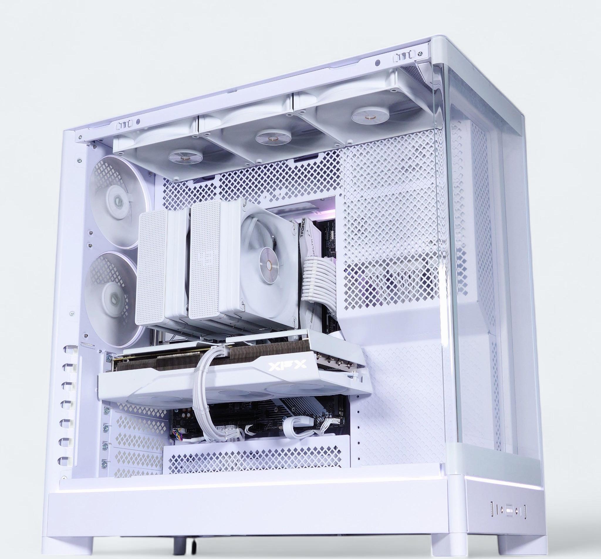 🤍Gaming PC⚪ Intel Arc B580  12GB ⚪AMD Ryzen 7 7500F⚪32GB DDR5⚪1TB NVME