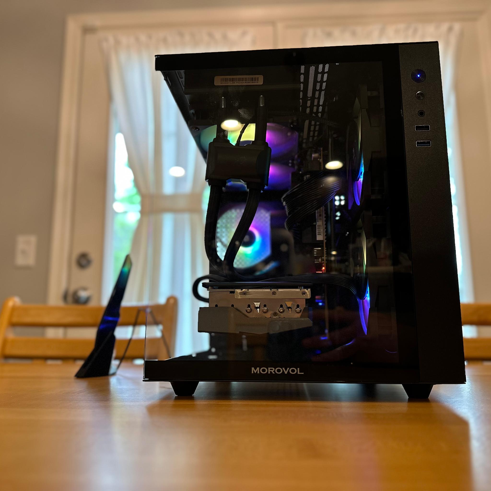 🍧🌚|RTX 4070ti, Ryzen 7800x3d, 32gb DDR5, 2tb NVMe, WiFi Equipped Gaming/Content/Streaming PC!