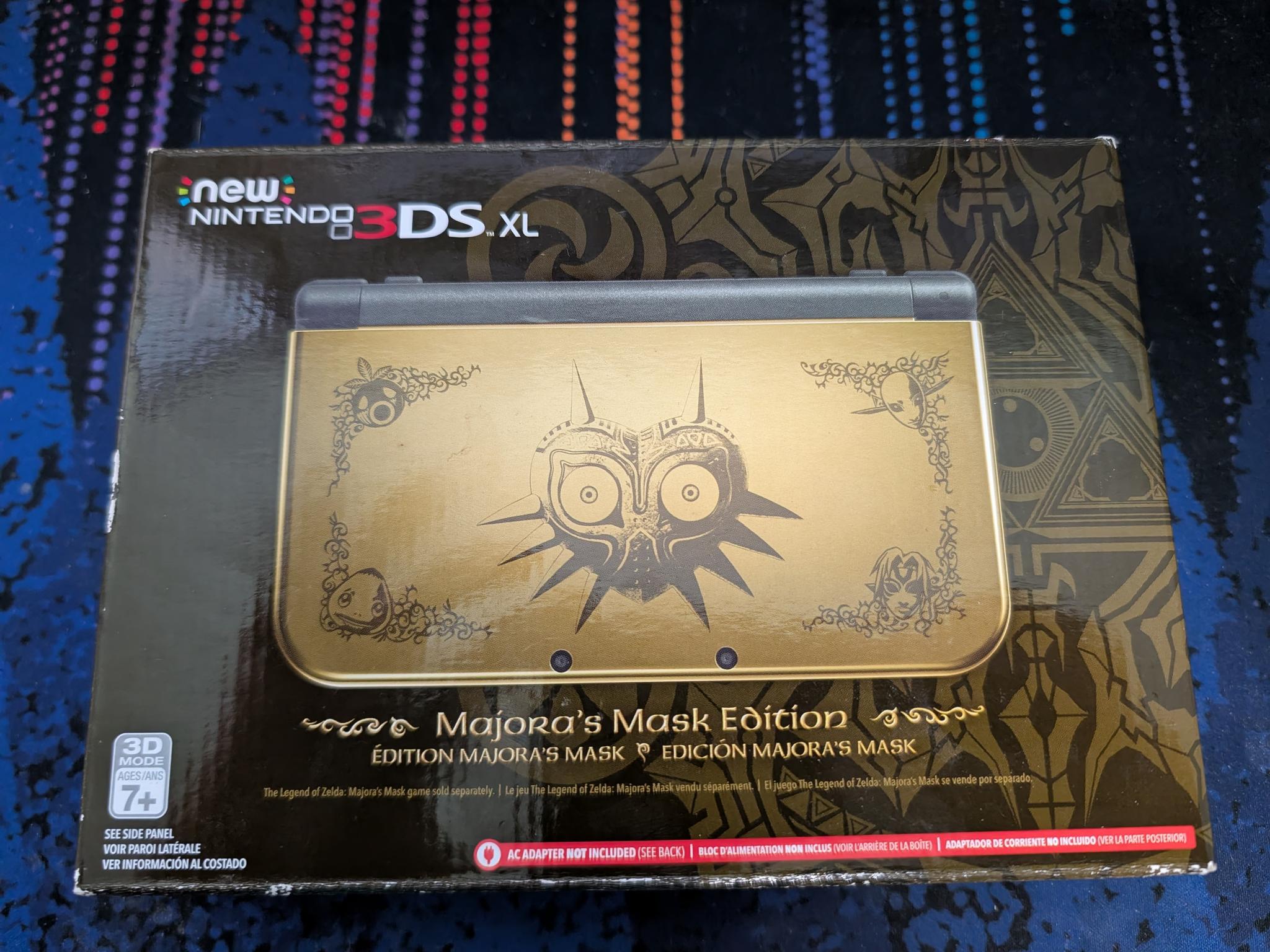 New Nintendo 3DS XL Legend of Zelda Majora's Mask Limited Edition - New in Box