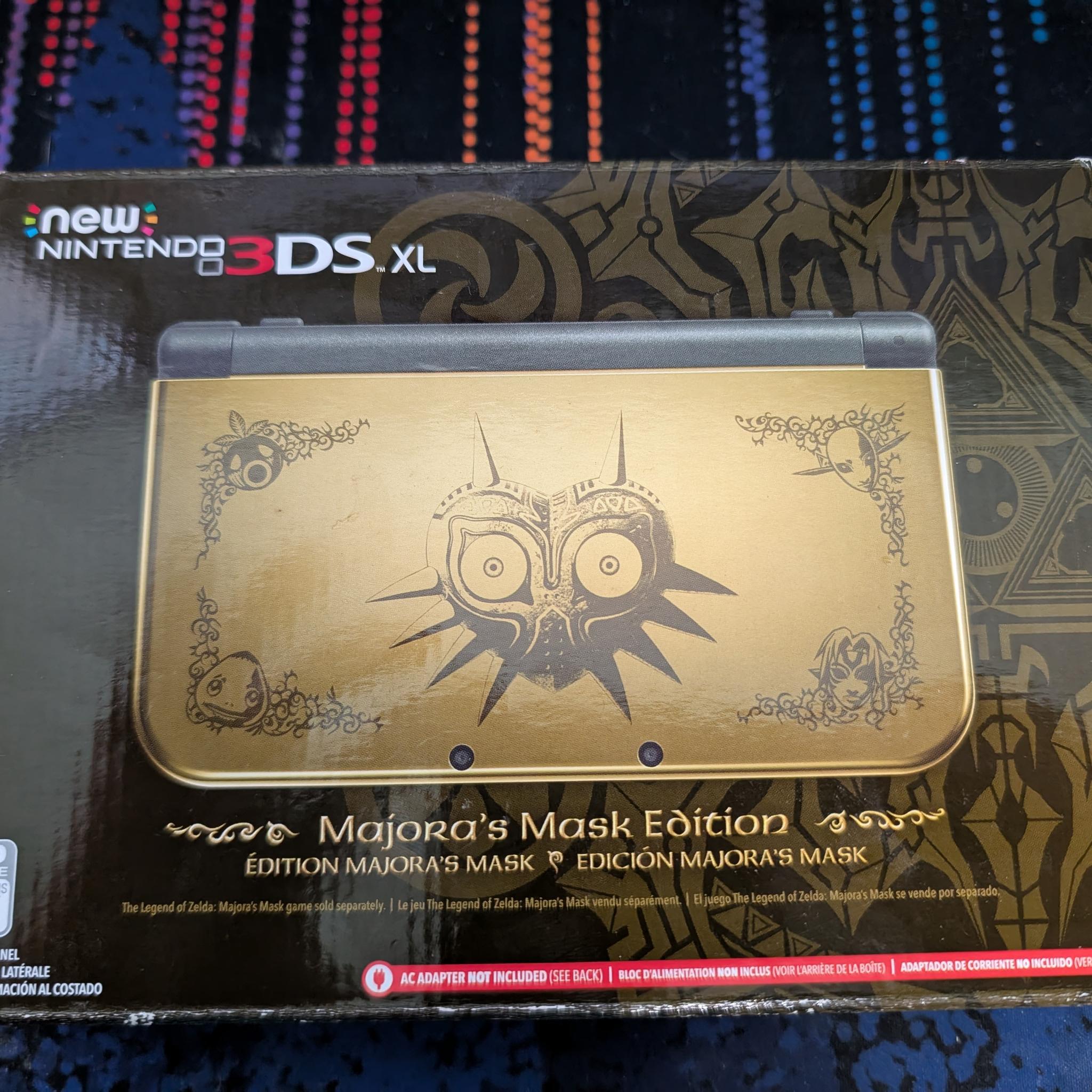 New Nintendo 3DS XL Legend of Zelda Majora's Mask Limited Edition - New in Box