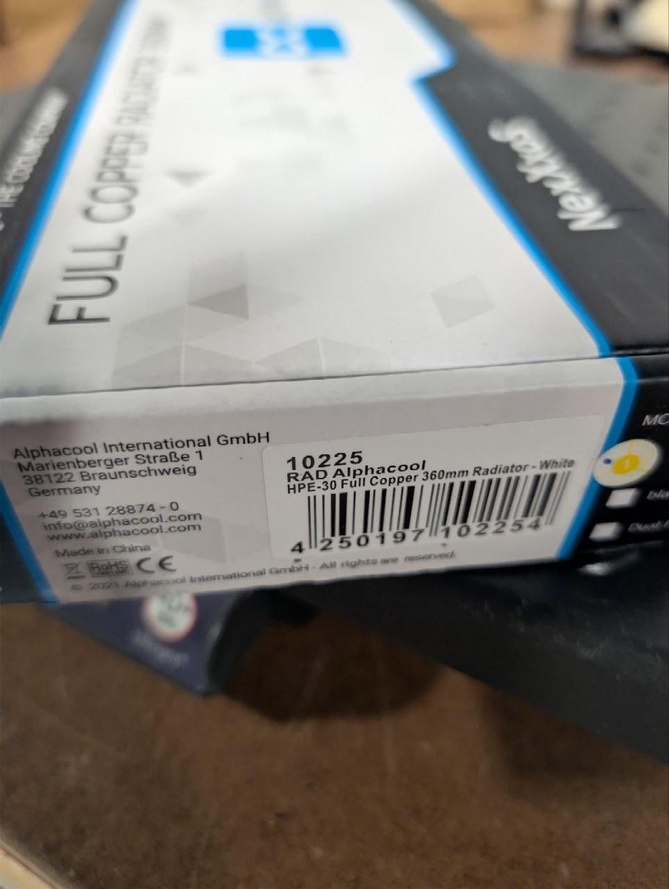 Alphacool HPE-30 Full Copper 360mm Radiator - White (10225)