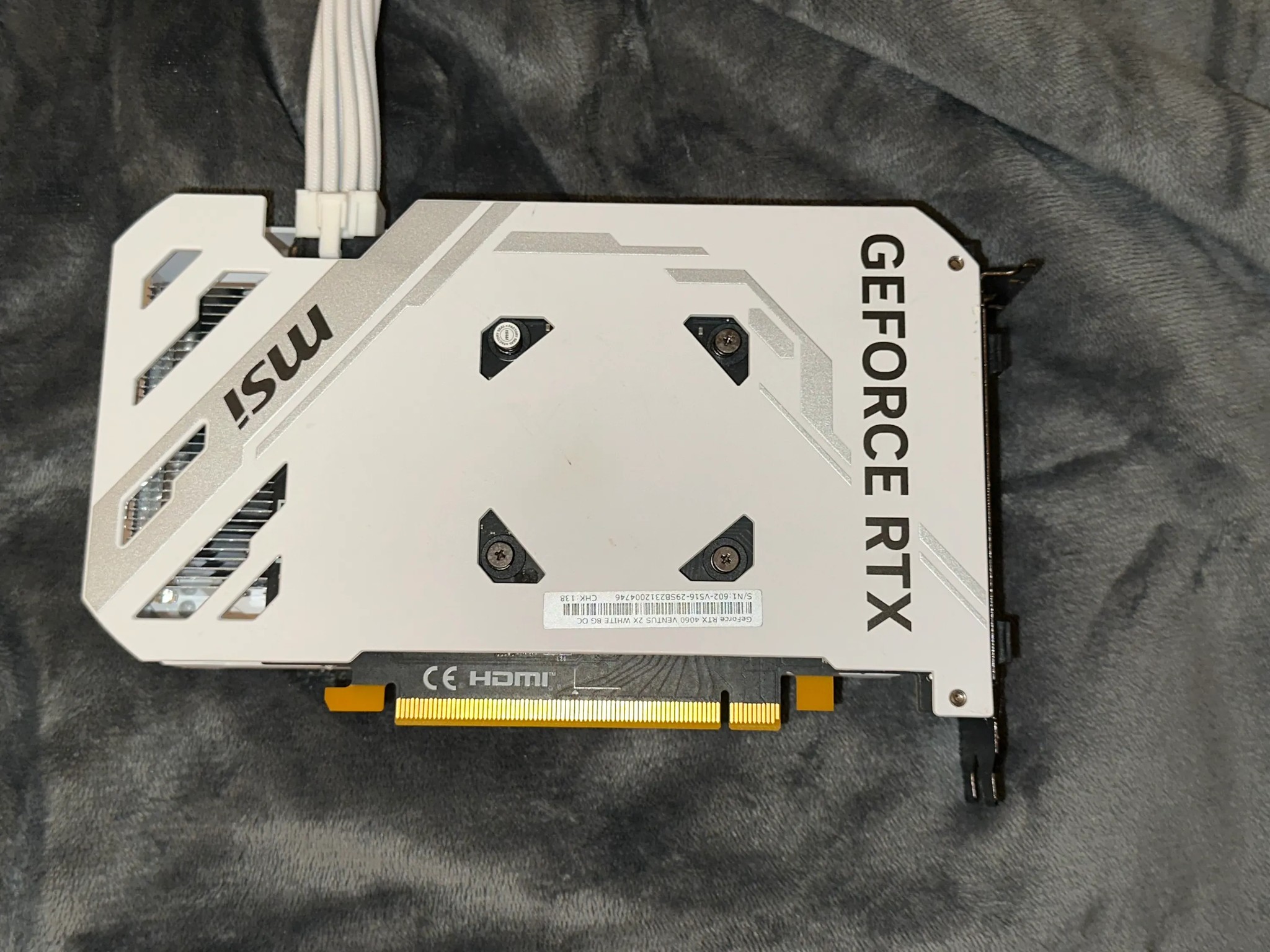 RTX 4060 Ventus 2x White 8GB OC