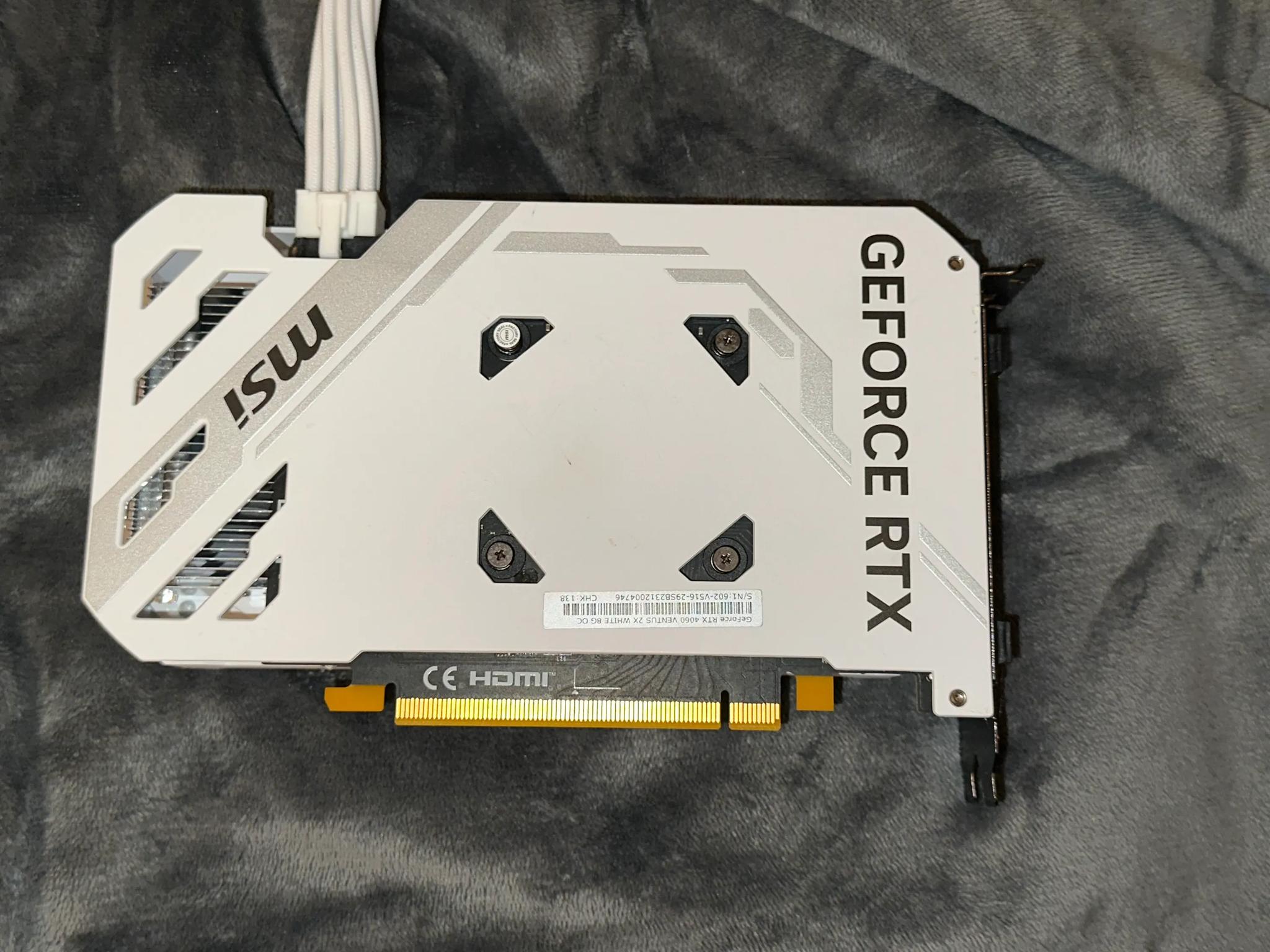 RTX 4060 Ventus 2x White 8GB OC