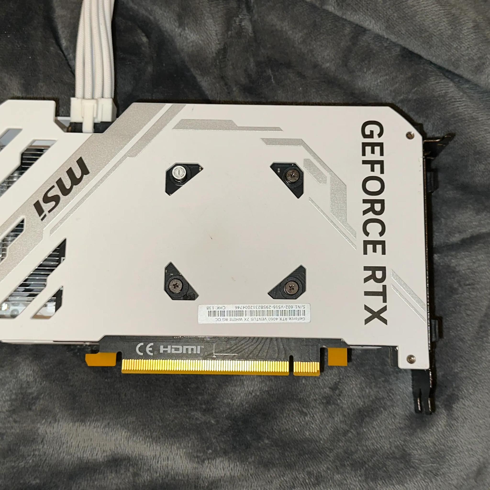 RTX 4060 Ventus 2x White 8GB OC
