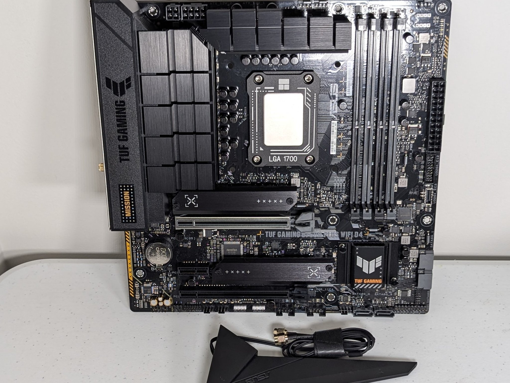 ASUS TUF GAMING B760M-PLUS WIFI D4 LGA 1700 Motherboard + Intel Core i3 12100F CPU