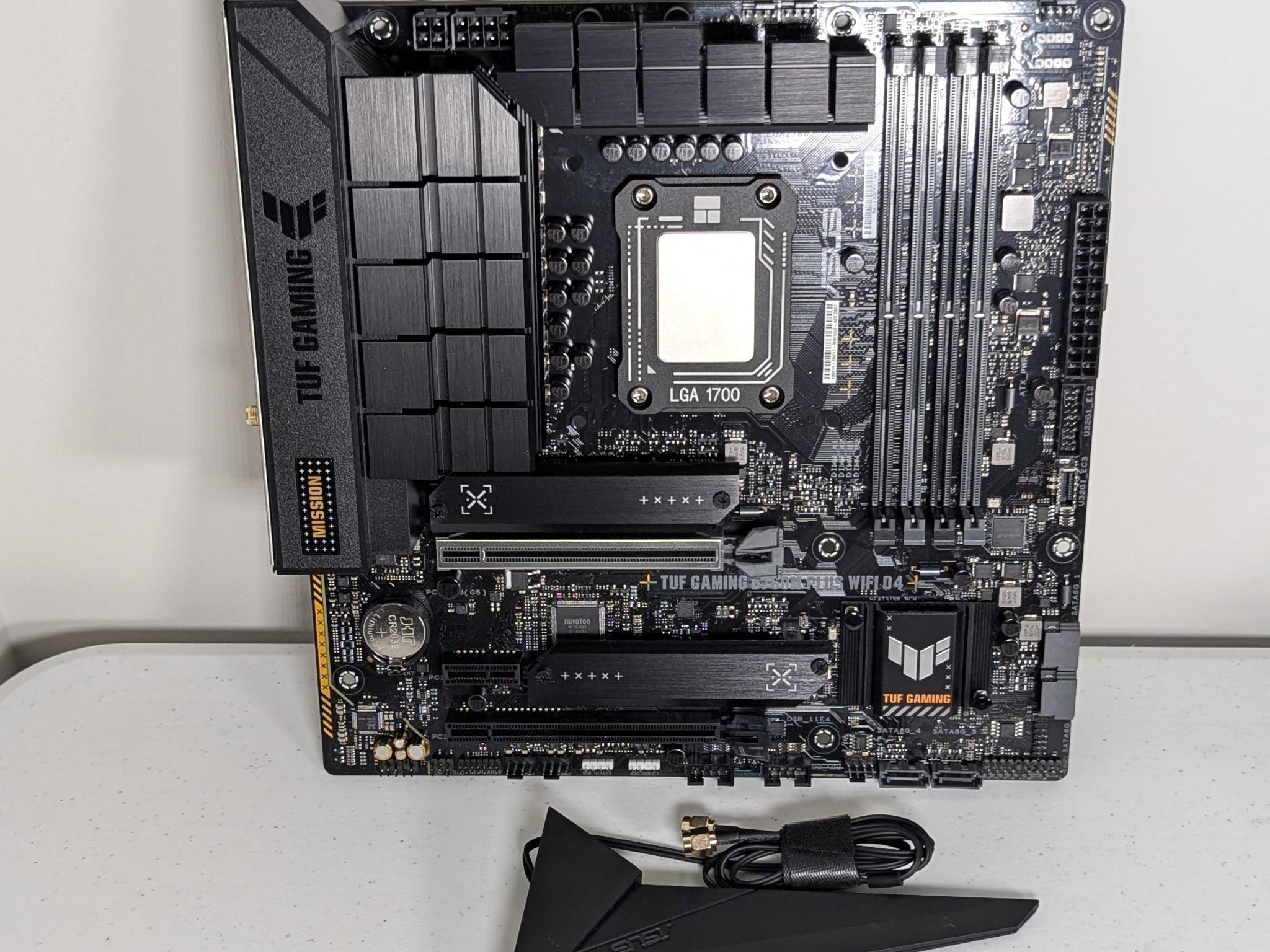 ASUS TUF GAMING B760M-PLUS WIFI D4 LGA 1700 Motherboard + Intel Core i3 12100F CPU