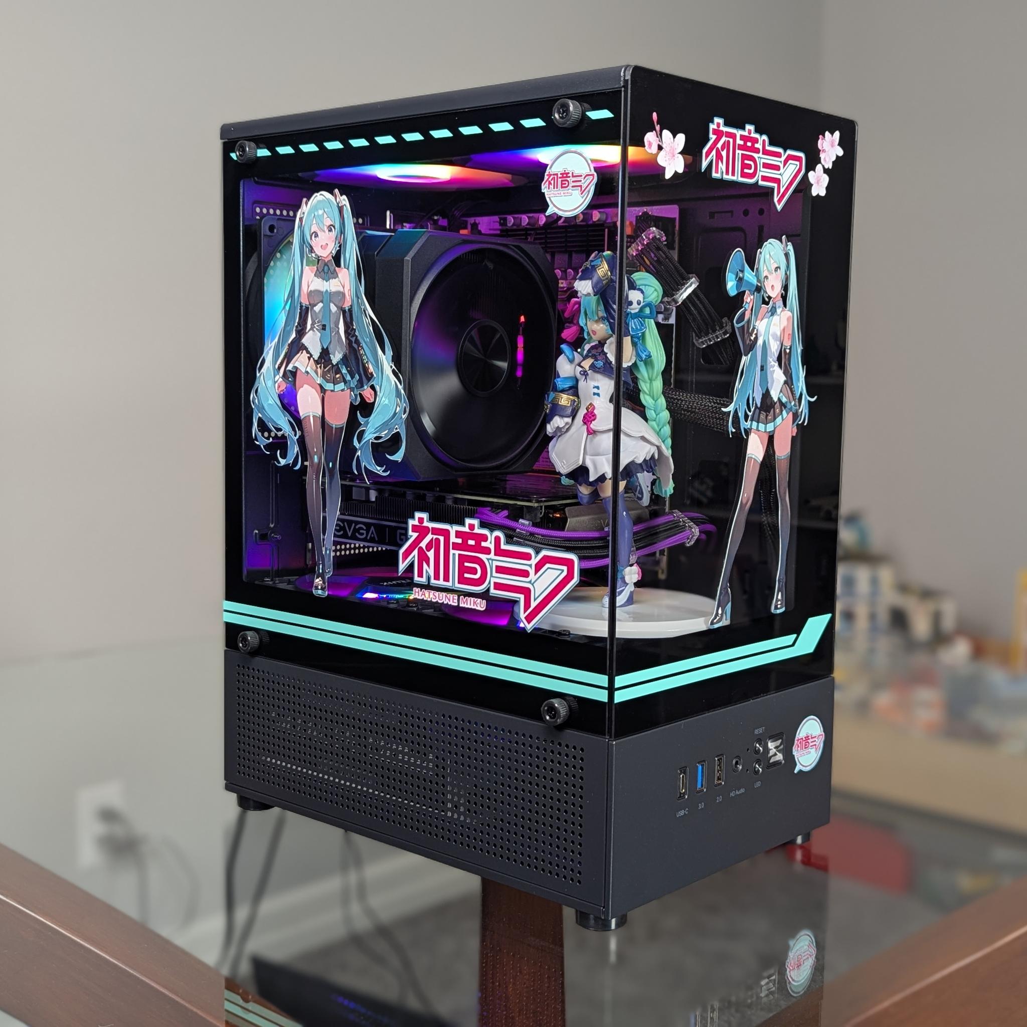 The Hatsune Miku 1080p Gaming PC | Nvidia GTX 1660Ti | Intel 14-core CPU | 16GB RAM | 512GB SSD
