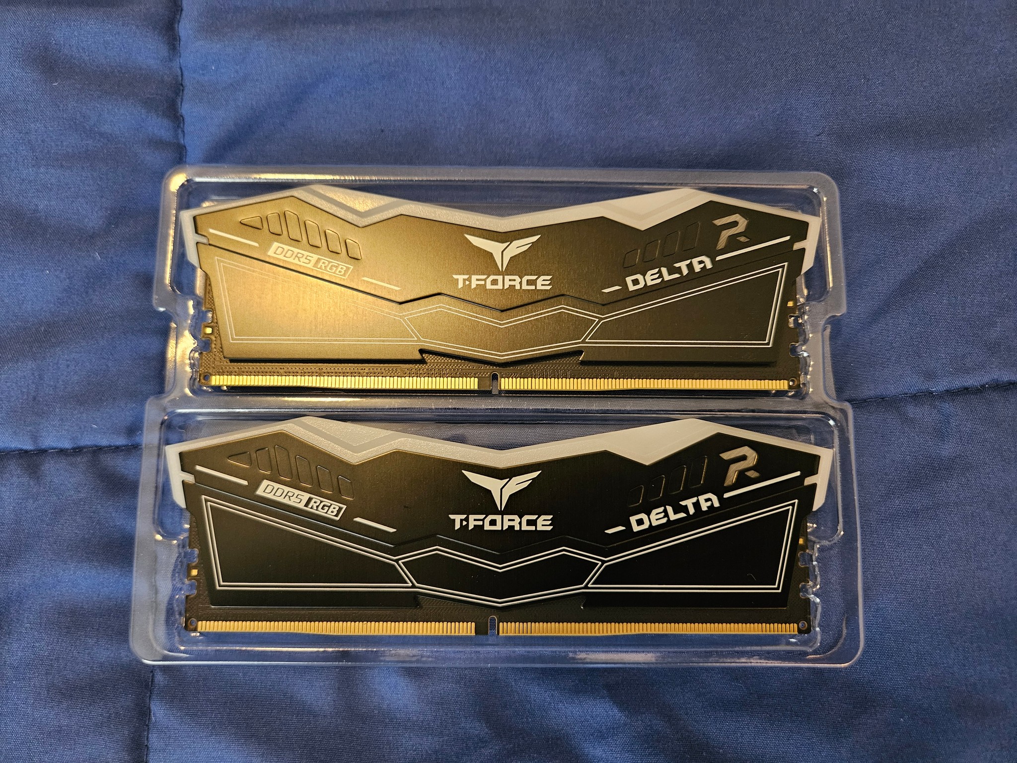 Team Group T-Force Delta Black 16GB (2 x 8GB) 288-Pin PC RAM DDR5 6000 (PC5 48000) RGB Memory