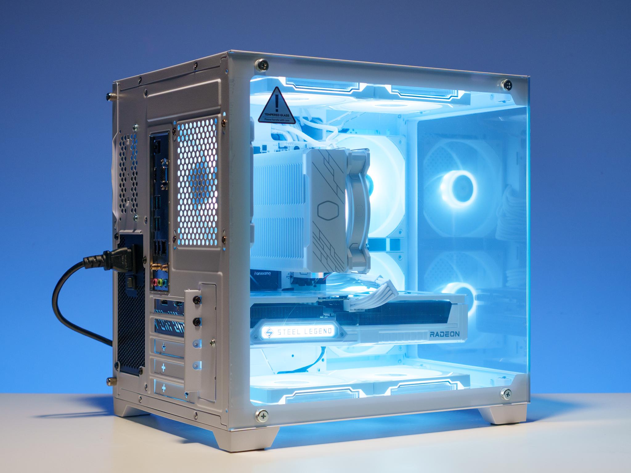 Snow White Gaming PC | Ryzen 5 | RX 9060 XT | 16GB DDR4 RAM | ARGB
