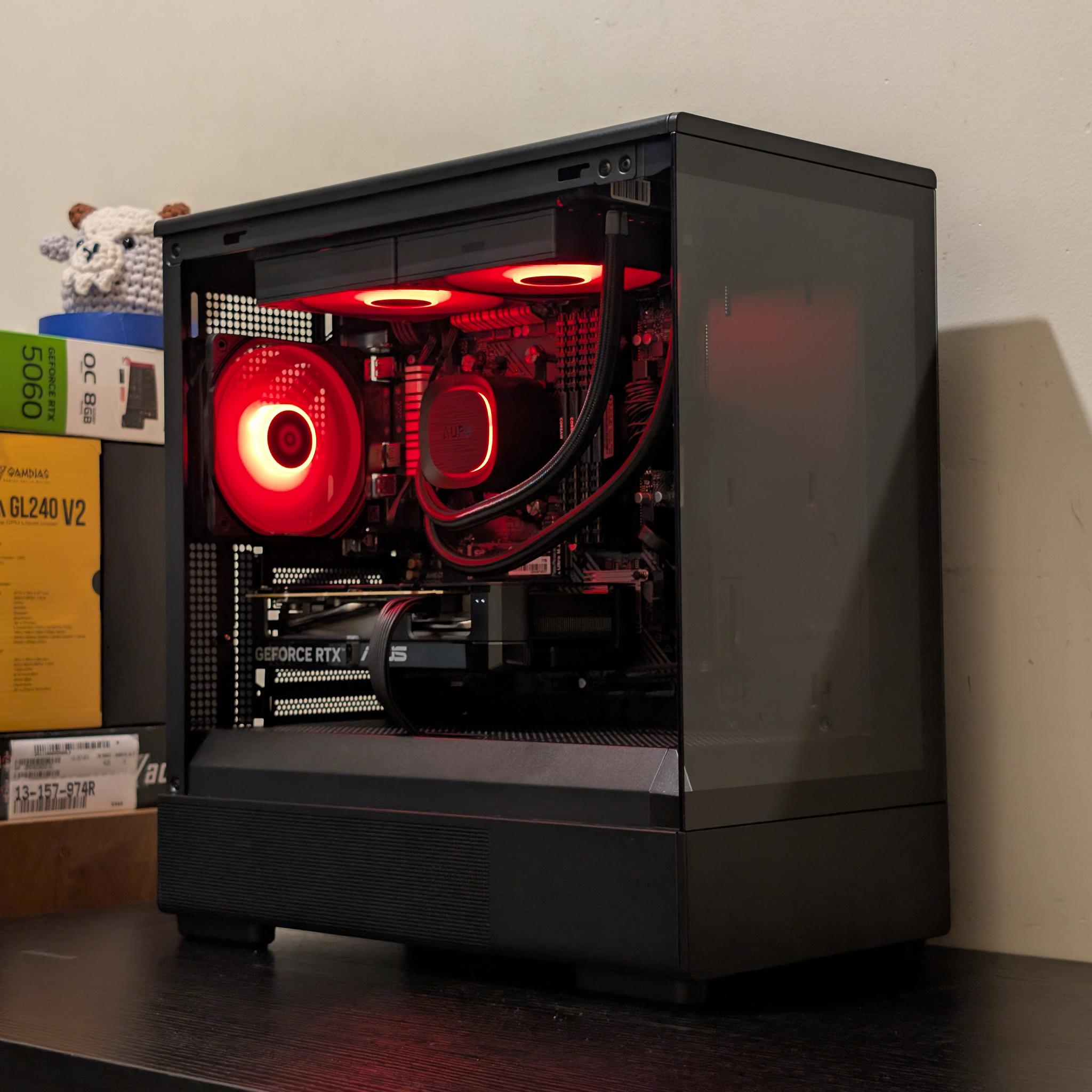 🔥⬛ 1440p Gaming Beast | RTX 5060 | Ryzen 5 5600 | 1TB SSD | 32GB RAM | WiFi 6 & Bluetooth ⬛🔥