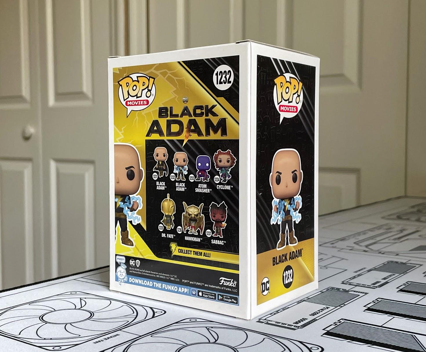 Funko Pop! Movies: Black Adam - Black Adam No Cape with Lighting Chest