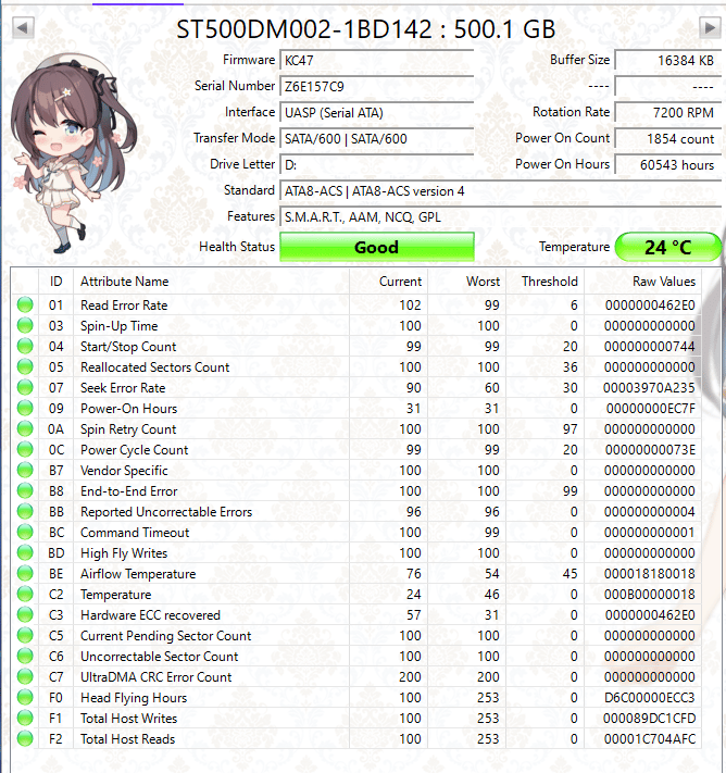 Seagate Barracuda 500GB 7200RPM SATA Hard Drive | Tested & Functional