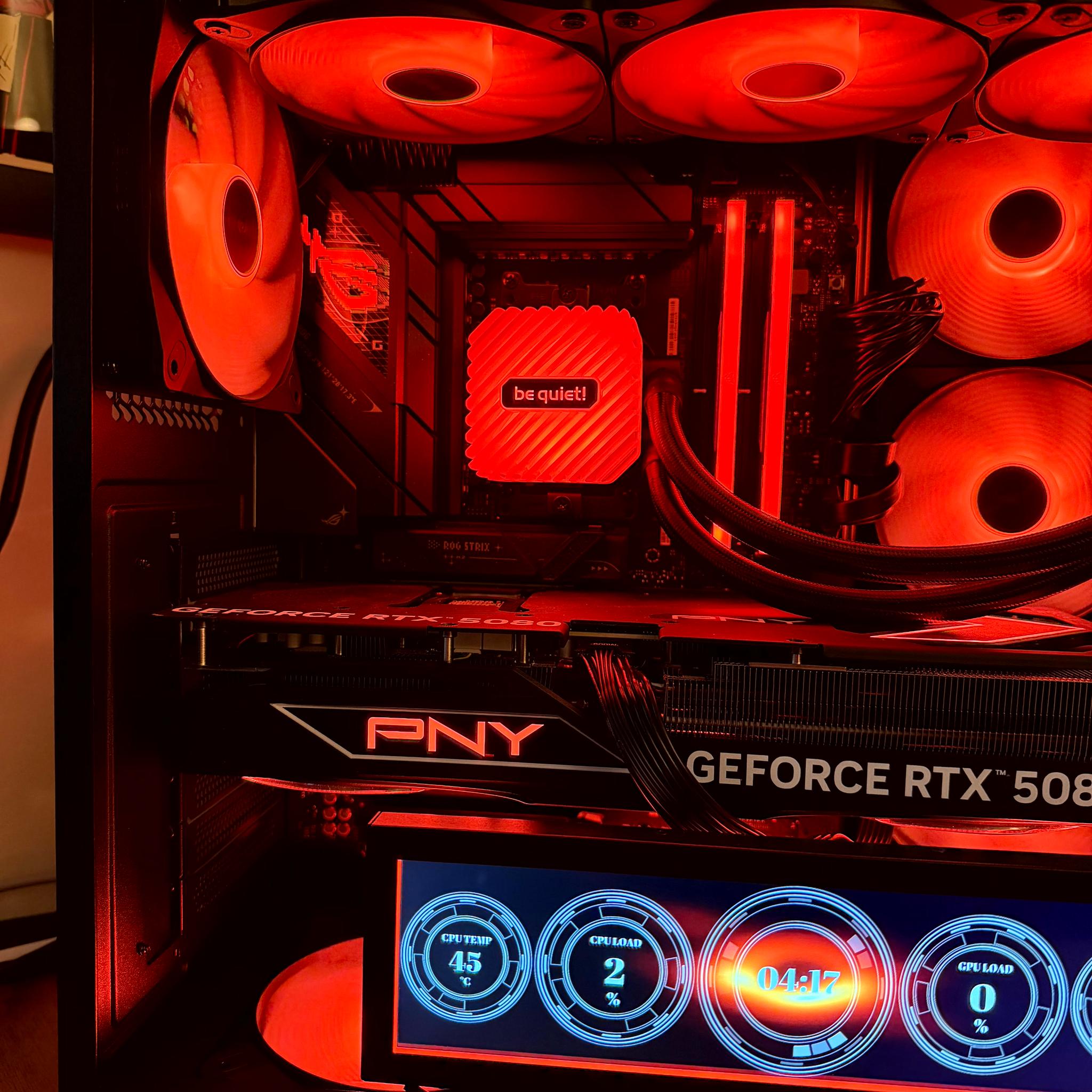 Event Horizon - RTX 5080 OC • Ryzen 7 9850X3D • 2TB Gen5 NVMe • 1000W Platinum PSU • New AM5 Build