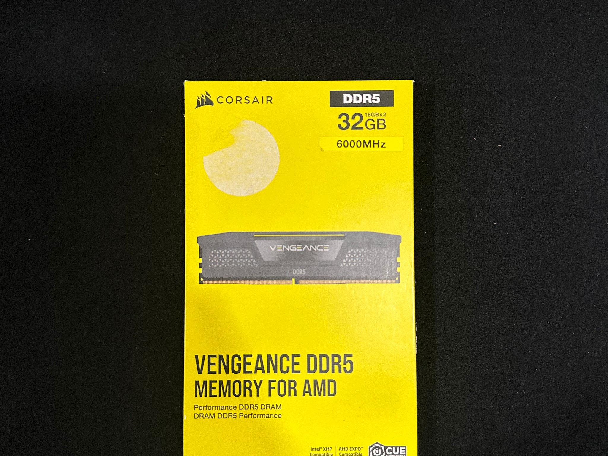 VENGEANCE® 32GB (2x16GB) DDR5 DRAM Up To 6000MT/s CL36 Memory Kit